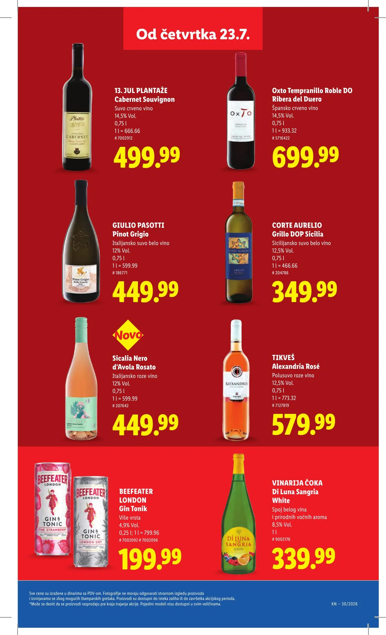 Lidl akciós újság Szerbia 07.23–07.29 – 35. oldal