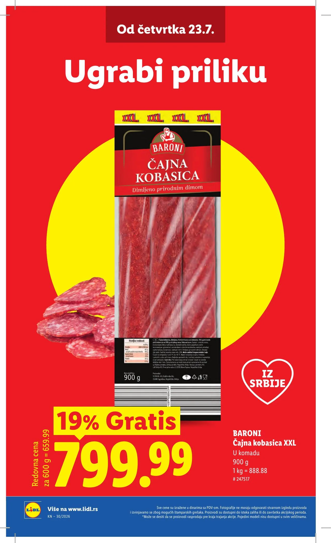 Lidl akciós újság Szerbia 07.23–07.29 – 4. oldal