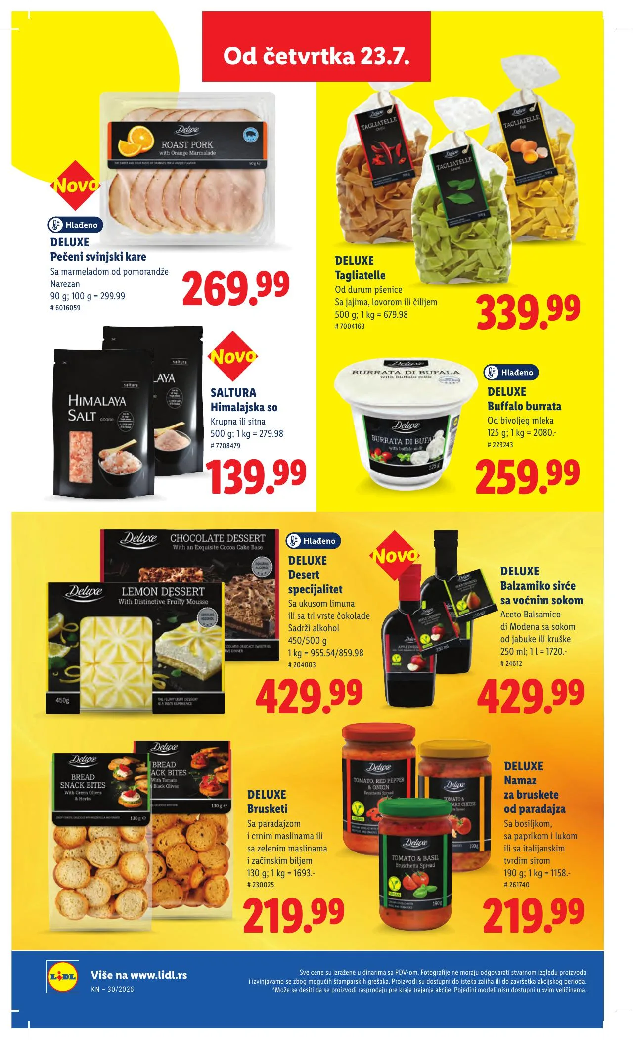 Lidl akciós újság Szerbia 07.23–07.29 – 52. oldal