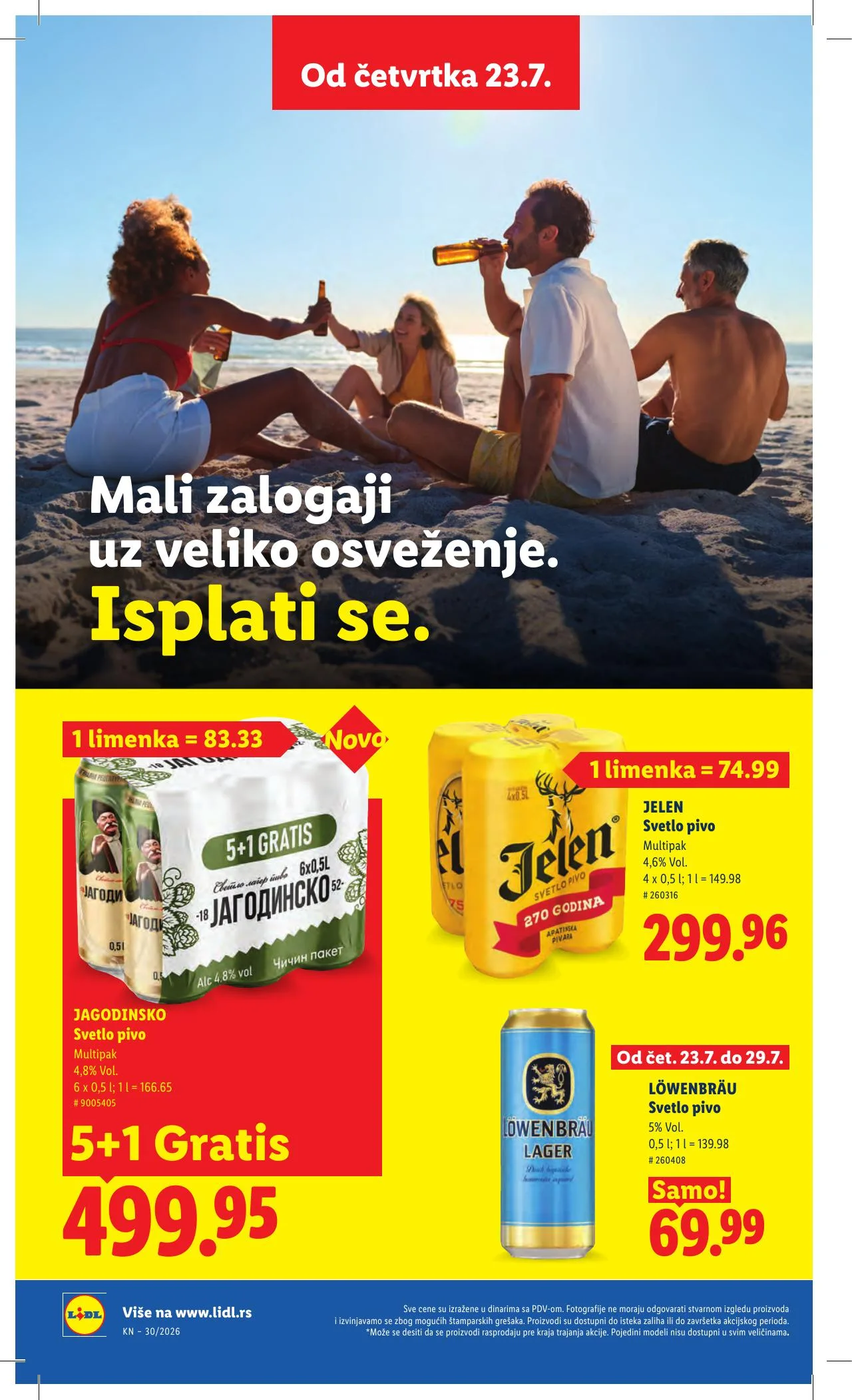 Lidl akciós újság Szerbia 07.23–07.29 – 54. oldal
