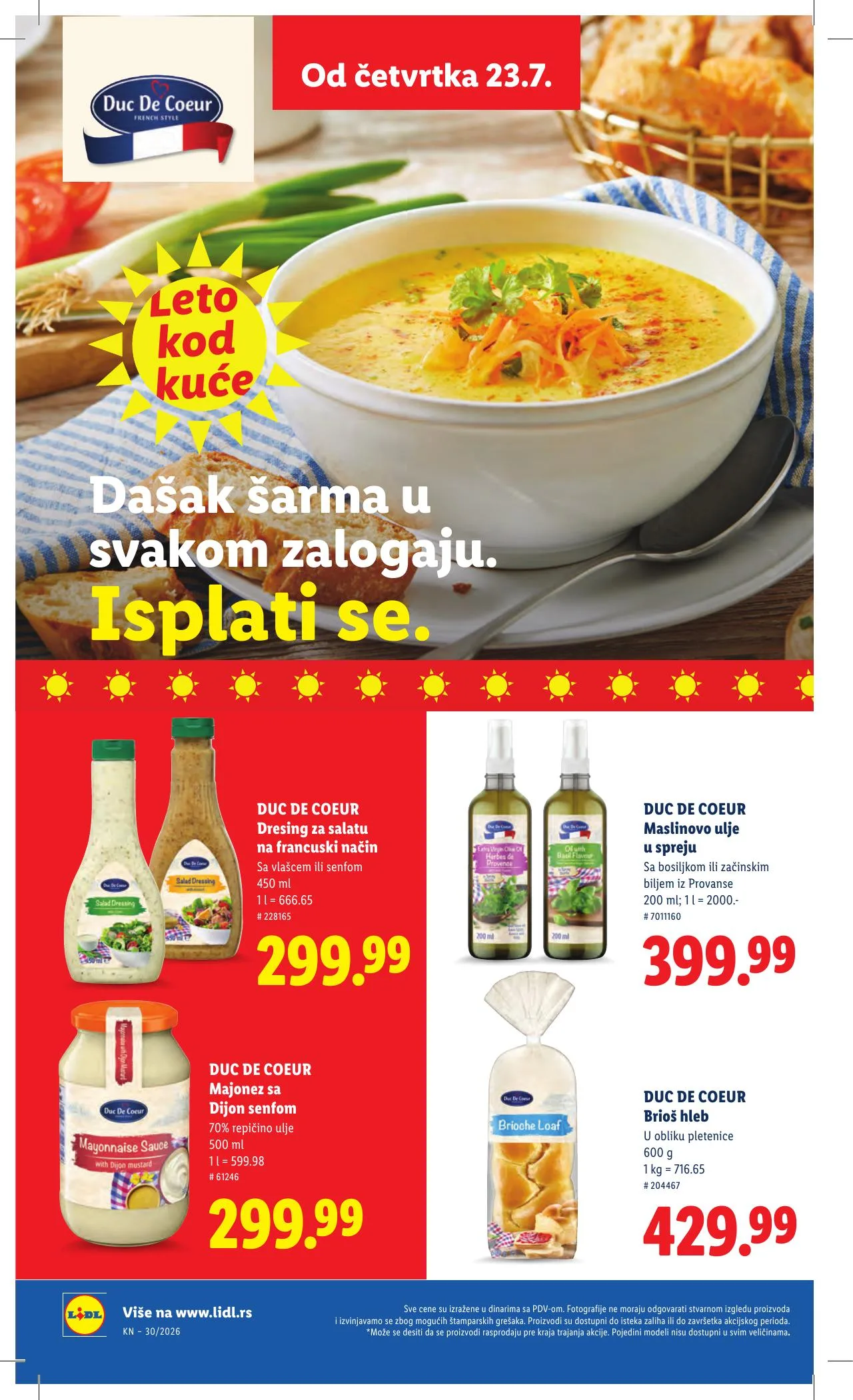 Lidl akciós újság Szerbia 07.23–07.29 – 56. oldal