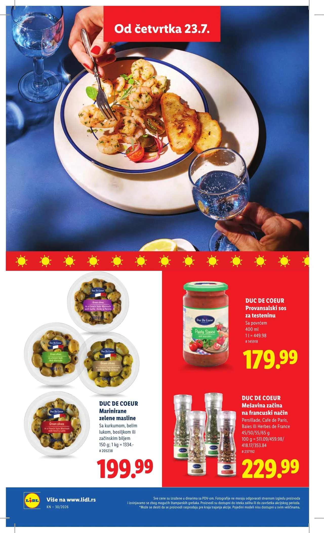 Lidl akciós újság Szerbia 07.23–07.29 – 60. oldal