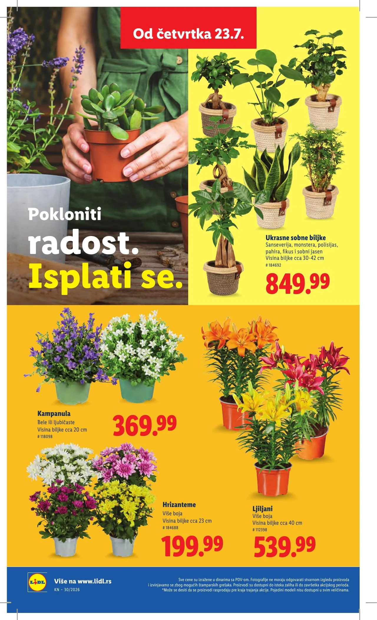 Lidl akciós újság Szerbia 07.23–07.29 – 86. oldal