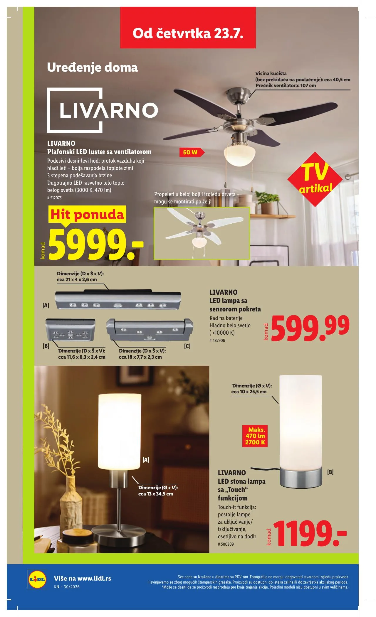 Lidl akciós újság Szerbia 07.23–07.29 – 92. oldal