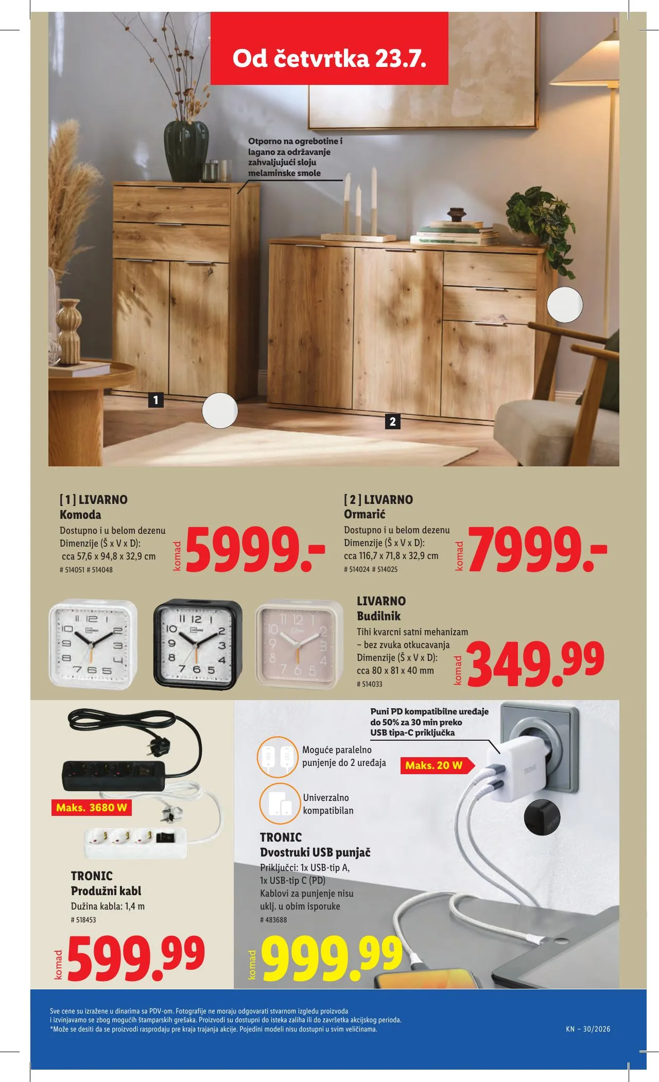 Lidl akciós újság Szerbia 07.23–07.29 – 93. oldal