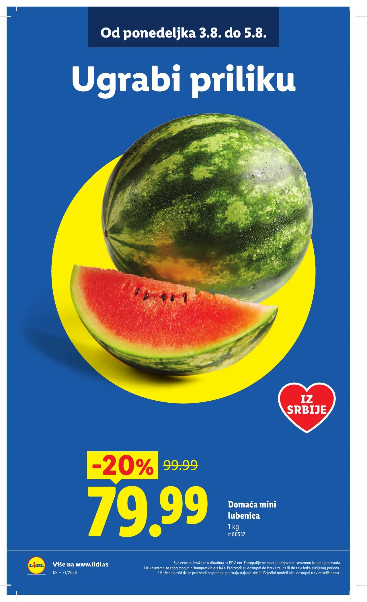 Lidl akciós újság Szerbia 07.30–08.05 – 12. oldal