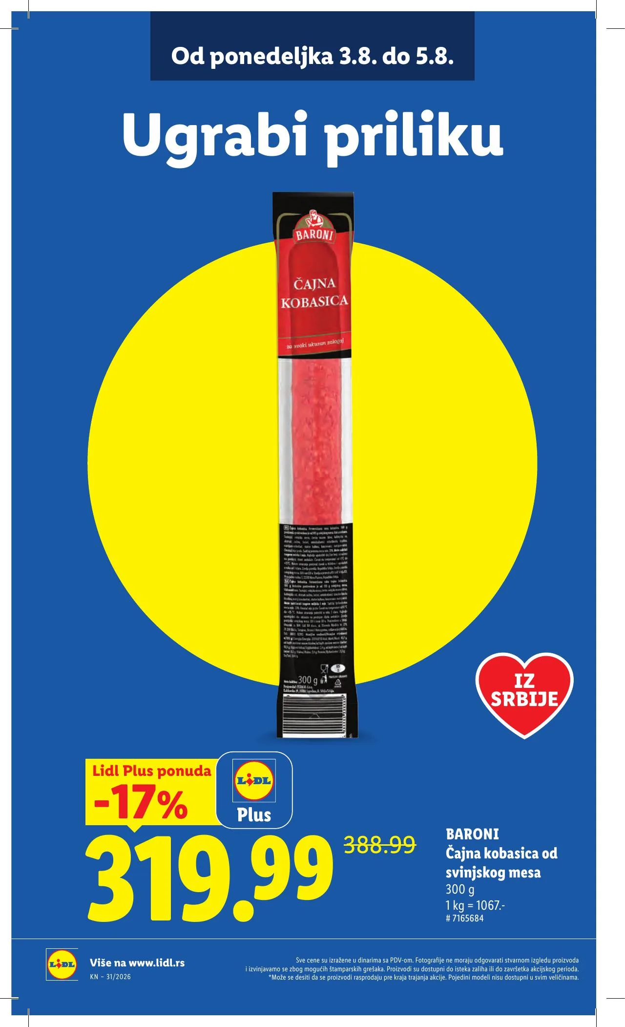 Lidl akciós újság Szerbia 07.30–08.05 – 14. oldal