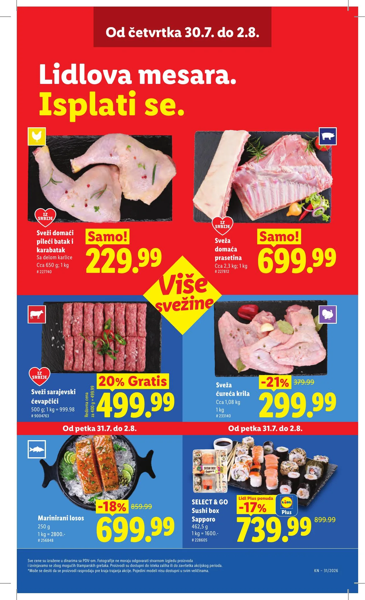 Lidl akciós újság Szerbia 07.30–08.05 – 17. oldal