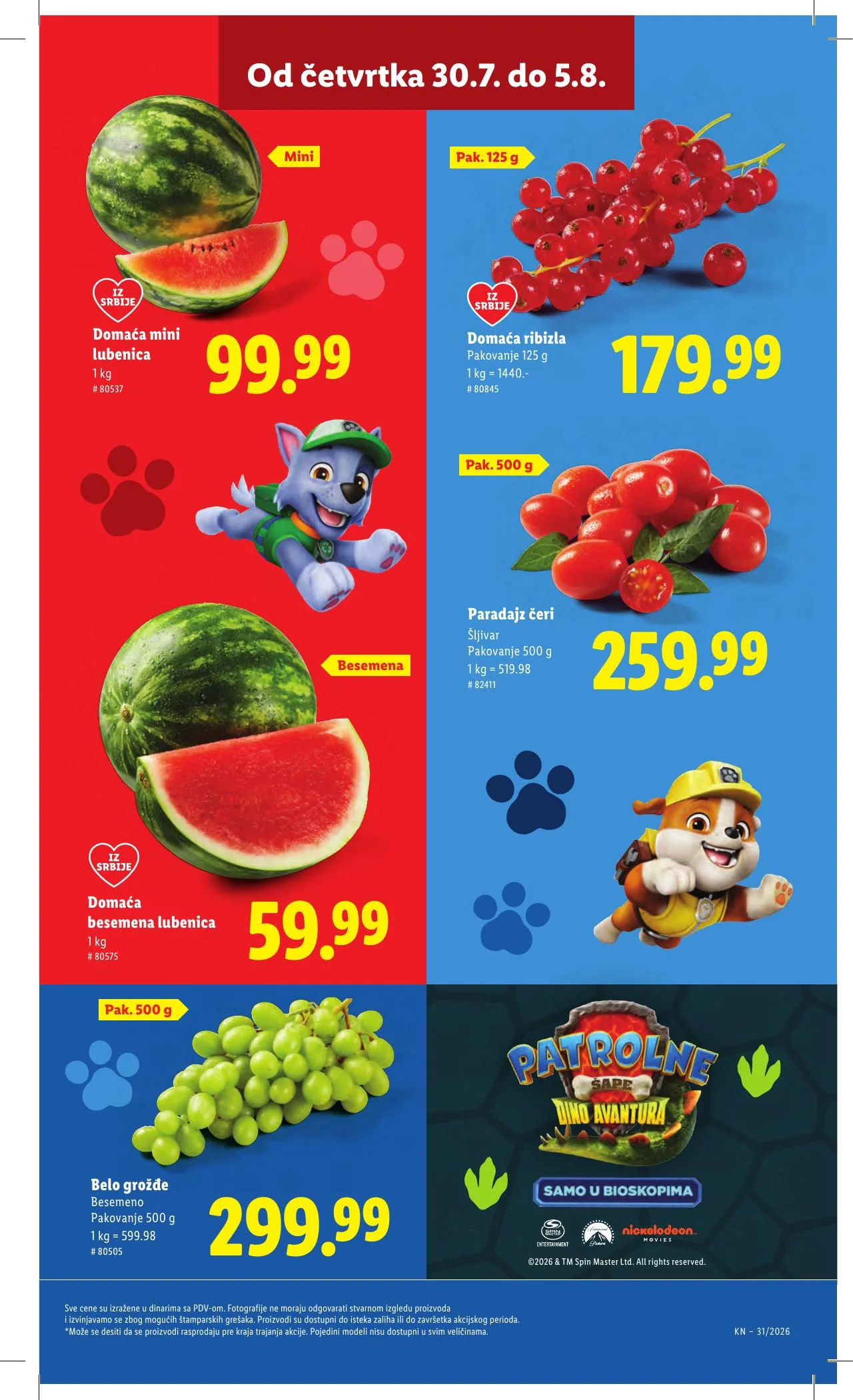 Lidl akciós újság Szerbia 07.30–08.05 – 19. oldal
