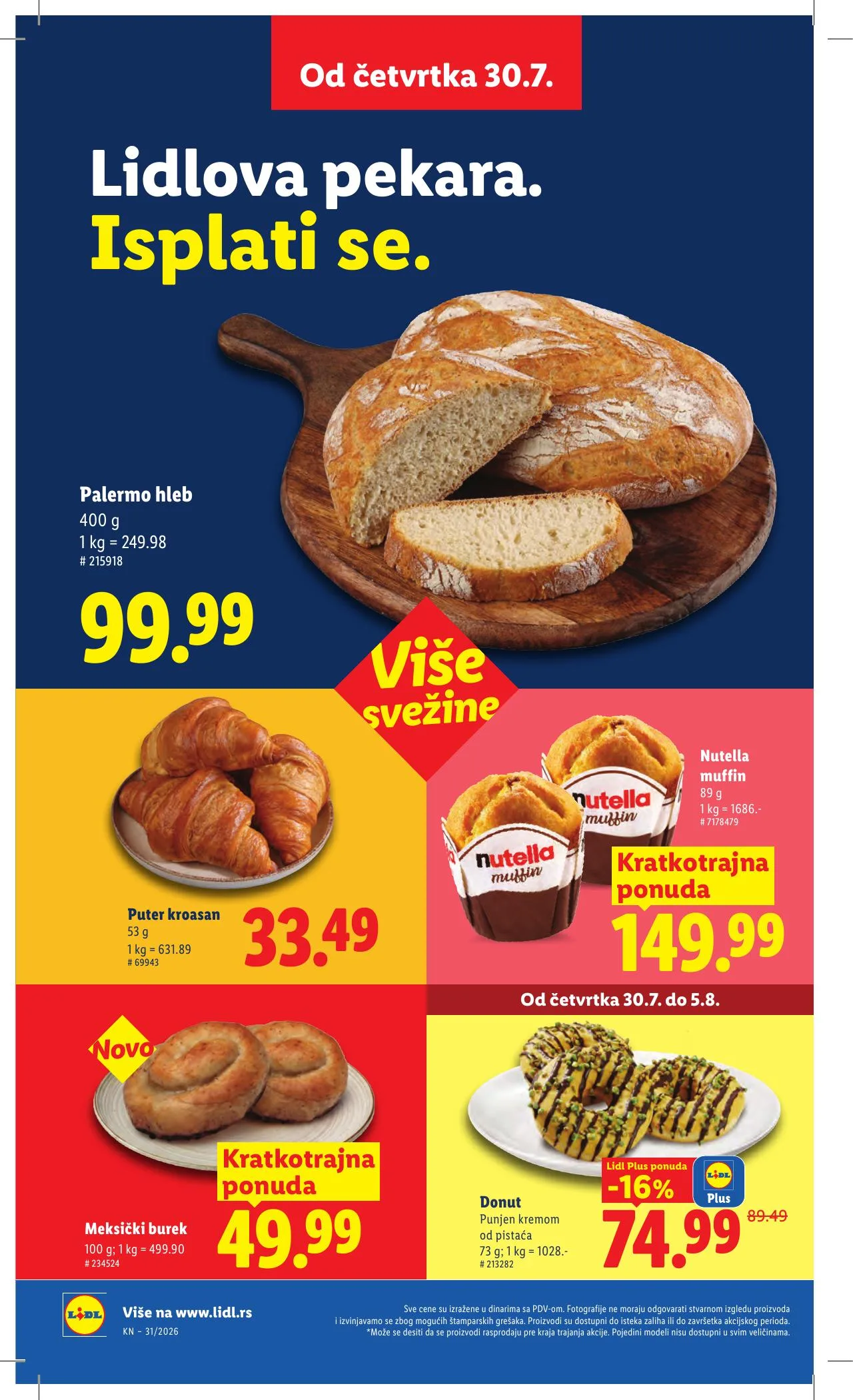 Lidl akciós újság Szerbia 07.30–08.05 – 20. oldal