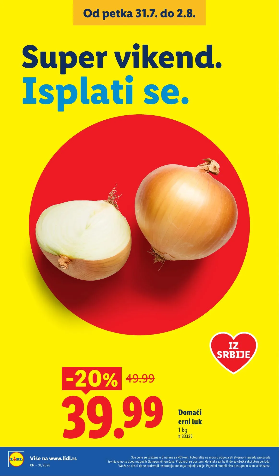 Lidl akciós újság Szerbia 07.30–08.05 – 22. oldal