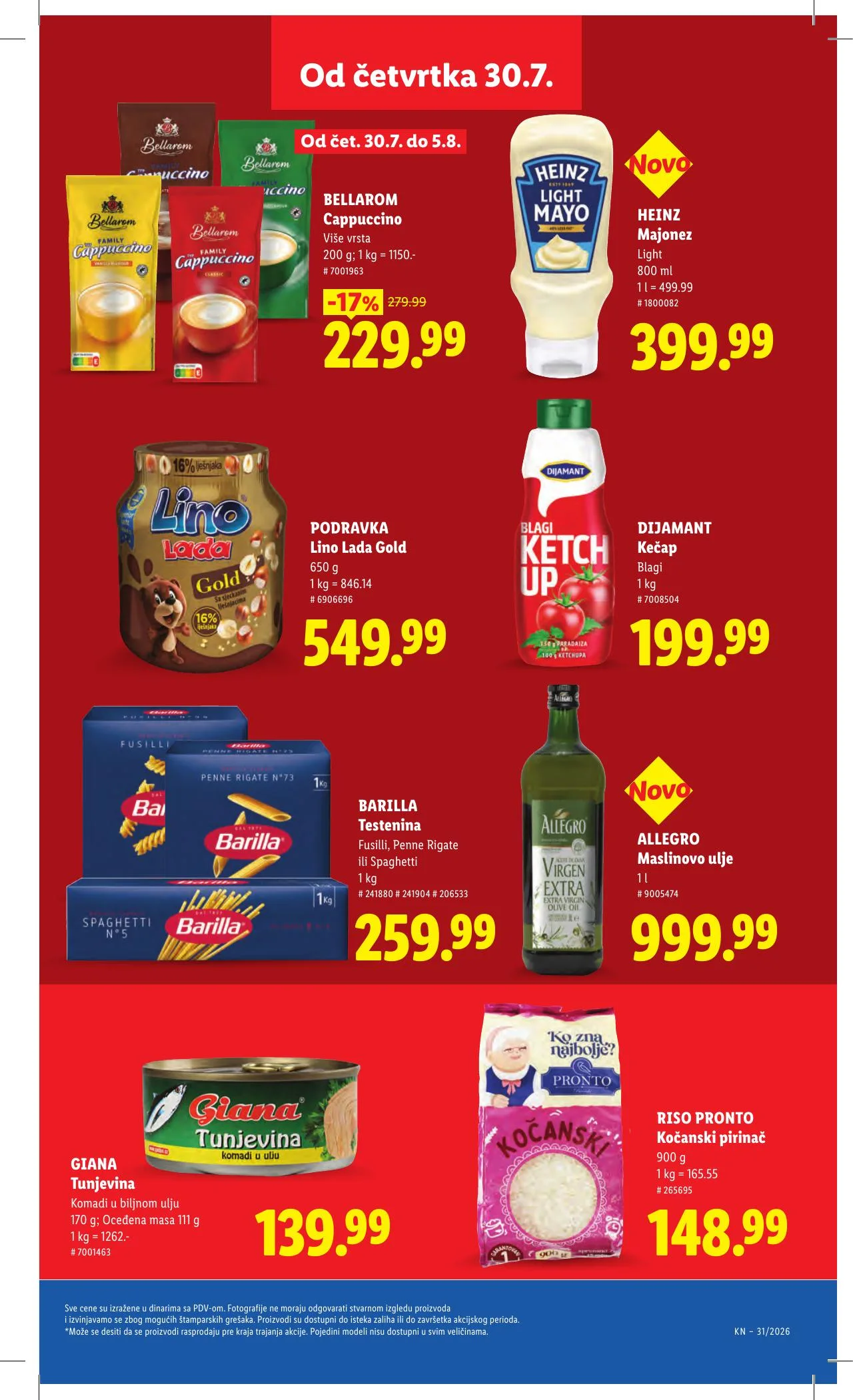 Lidl akciós újság Szerbia 07.30–08.05 – 29. oldal