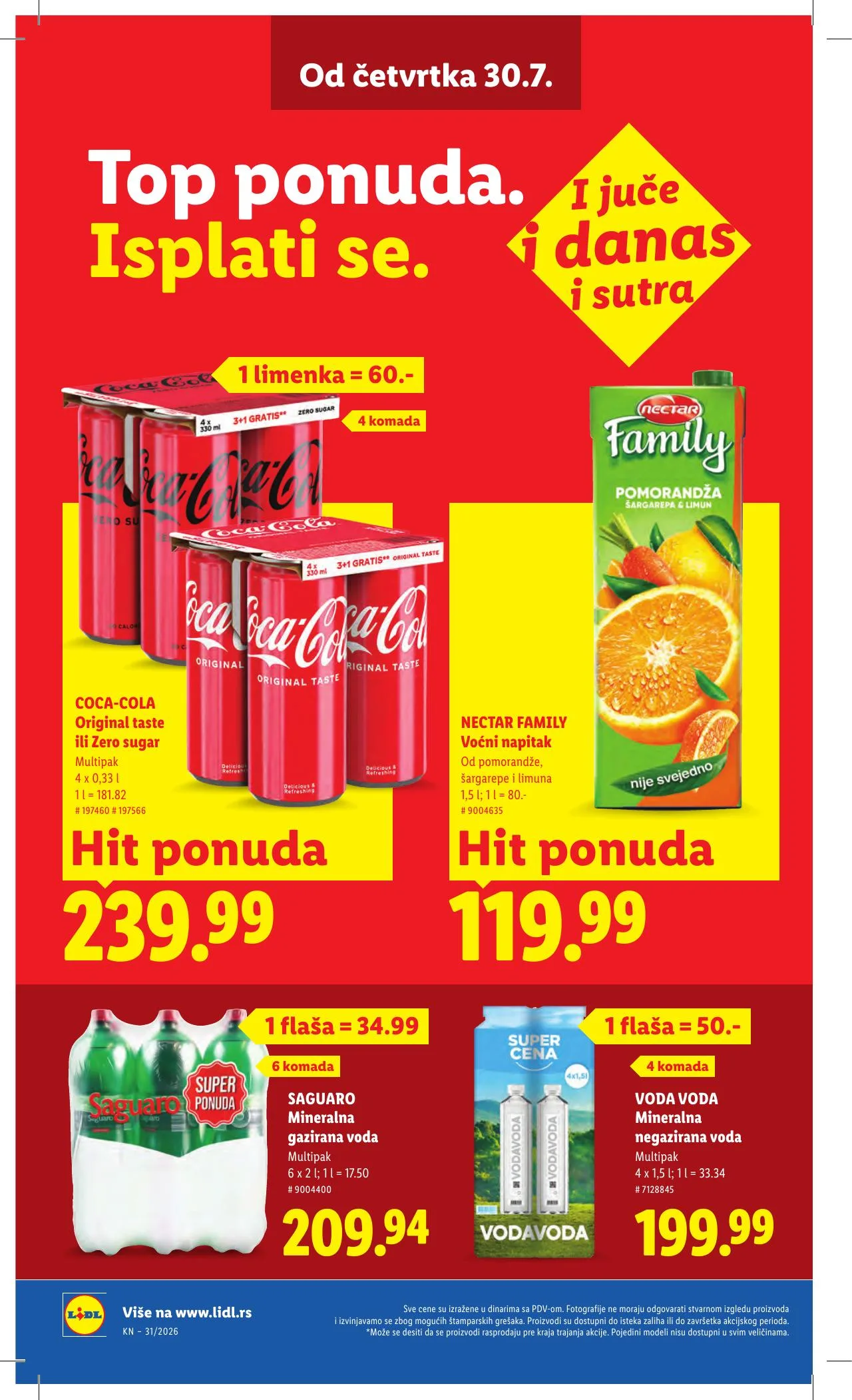 Lidl akciós újság Szerbia 07.30–08.05 – 30. oldal