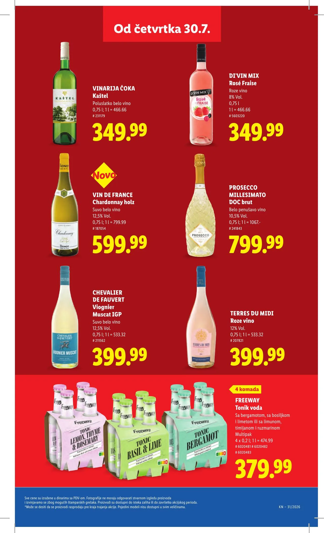 Lidl akciós újság Szerbia 07.30–08.05 – 33. oldal