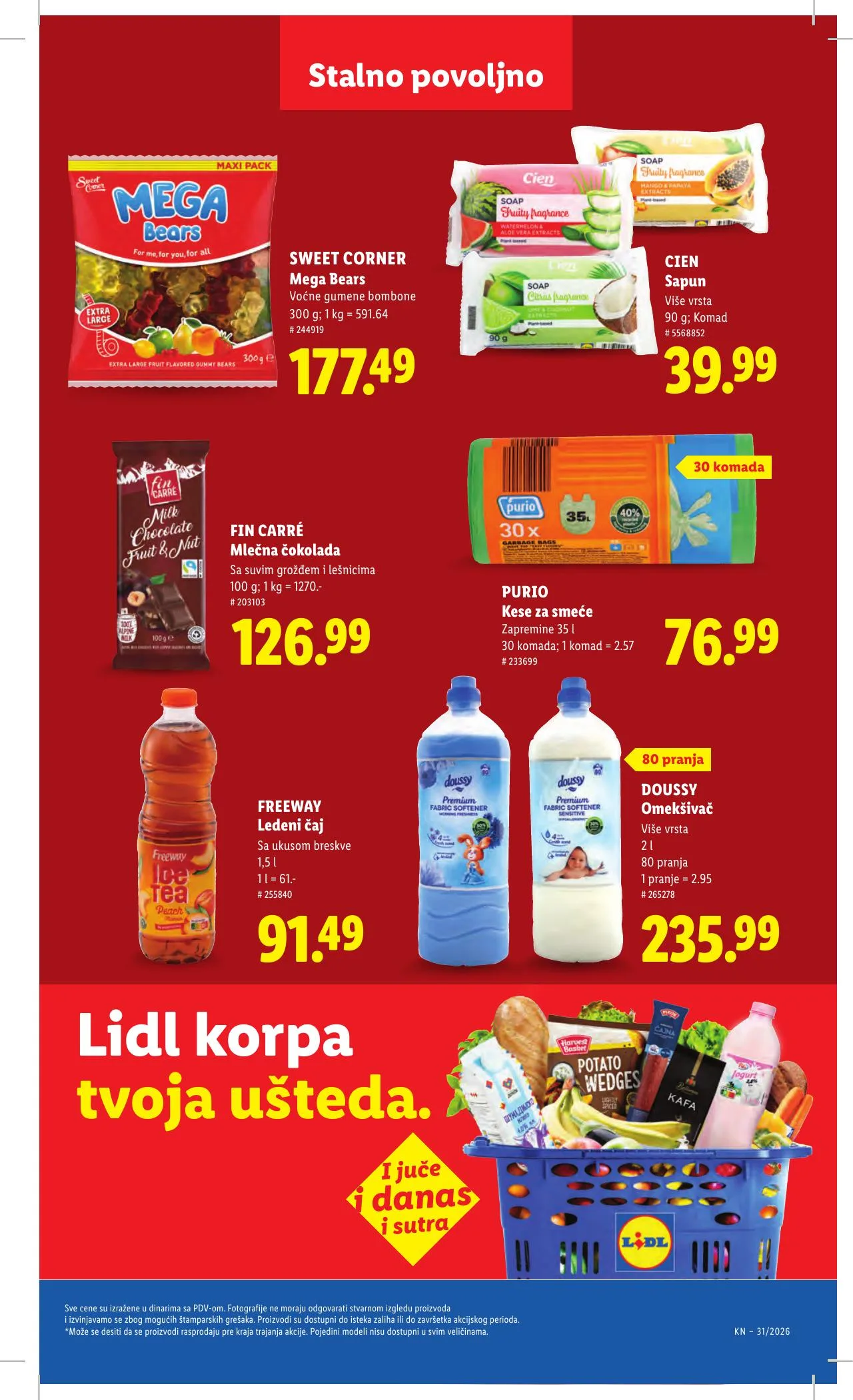 Lidl akciós újság Szerbia 07.30–08.05 – 39. oldal