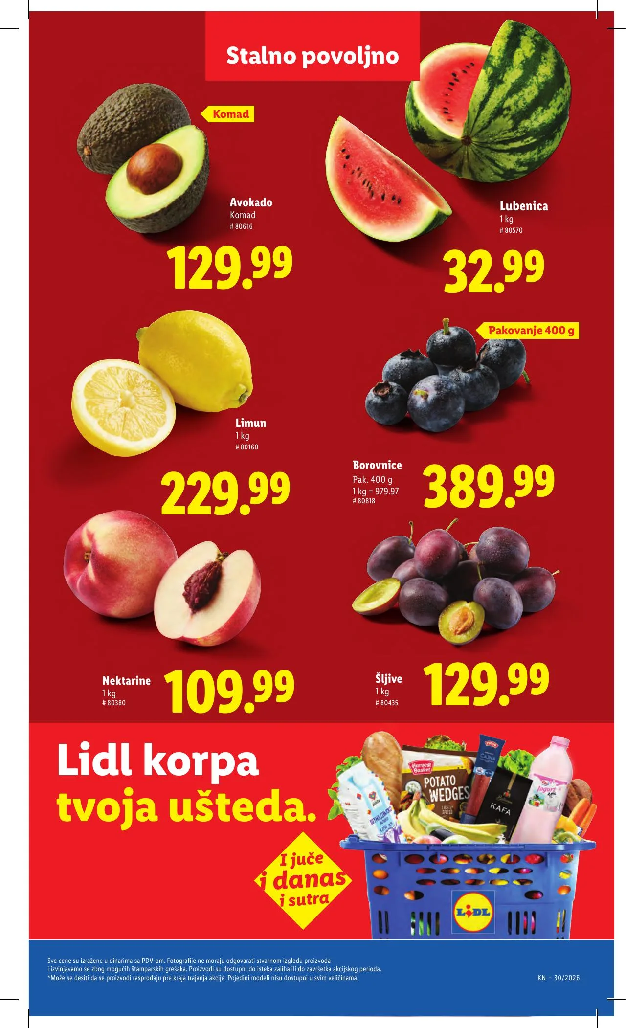 Lidl akciós újság Szerbia 07.30–08.05 – 43. oldal