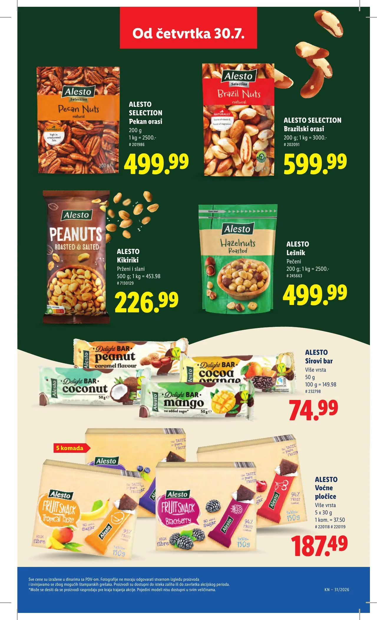 Lidl akciós újság Szerbia 07.30–08.05 – 45. oldal
