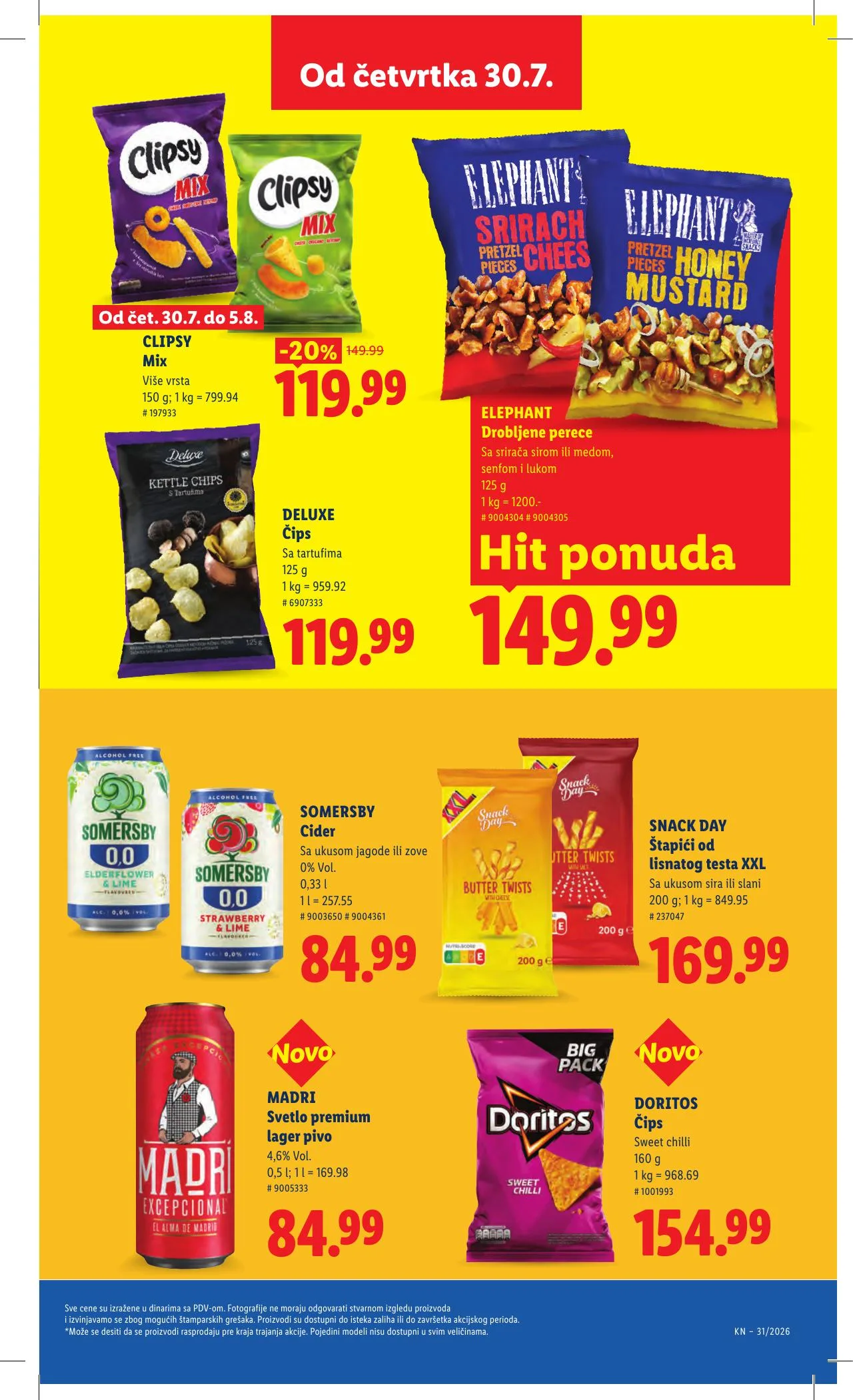 Lidl akciós újság Szerbia 07.30–08.05 – 51. oldal