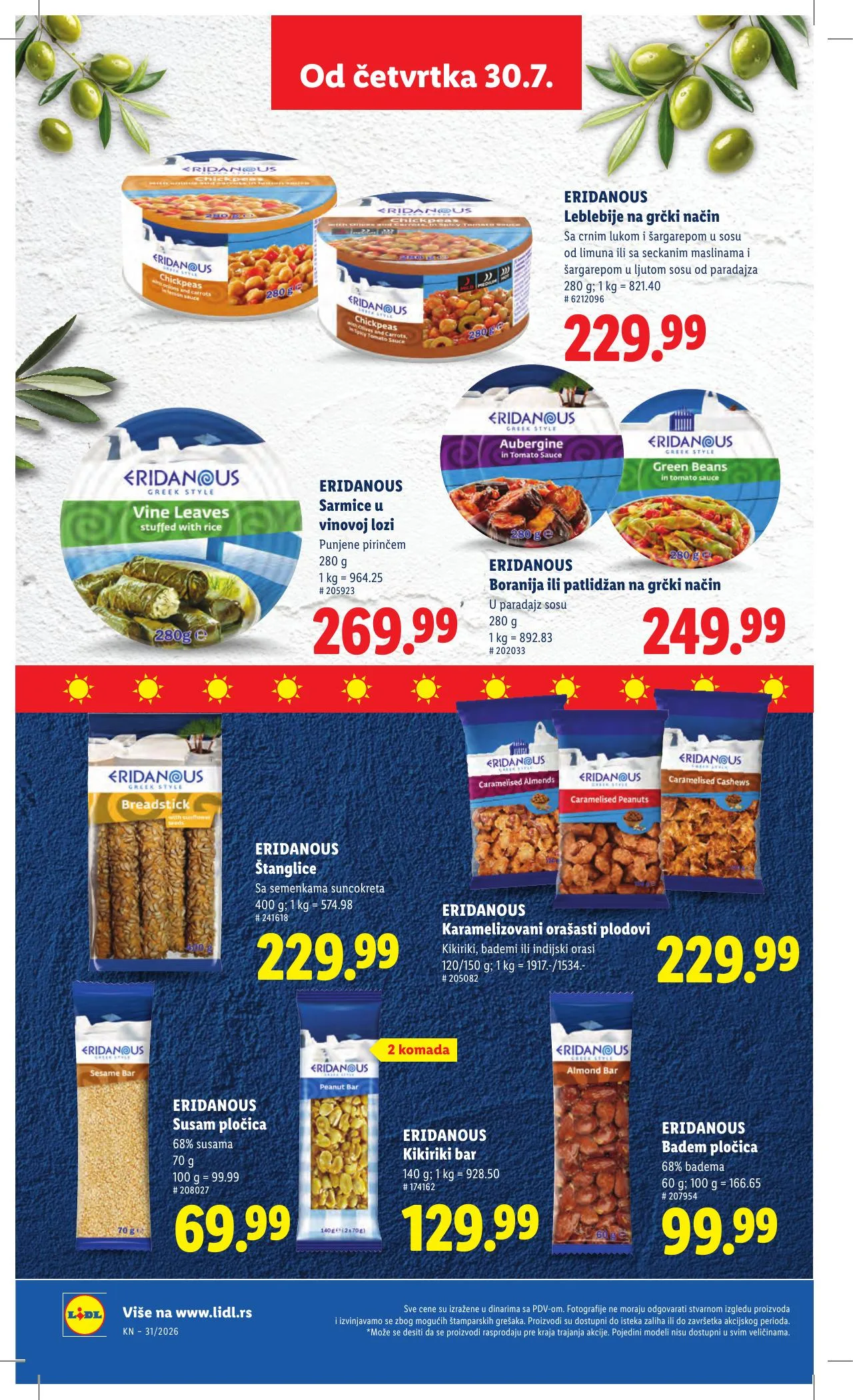 Lidl akciós újság Szerbia 07.30–08.05 – 54. oldal
