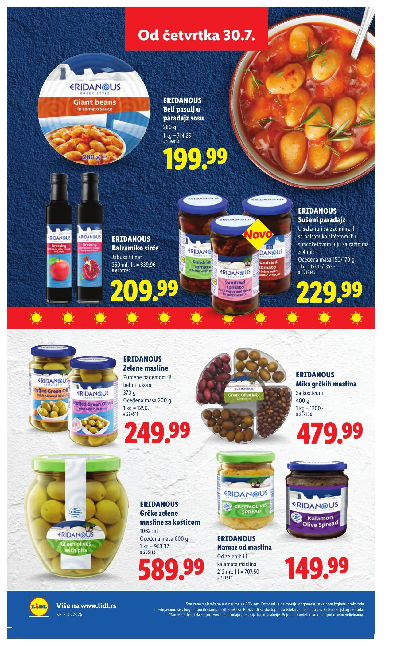 Lidl akciós újság Szerbia 07.30–08.05 – 56. oldal