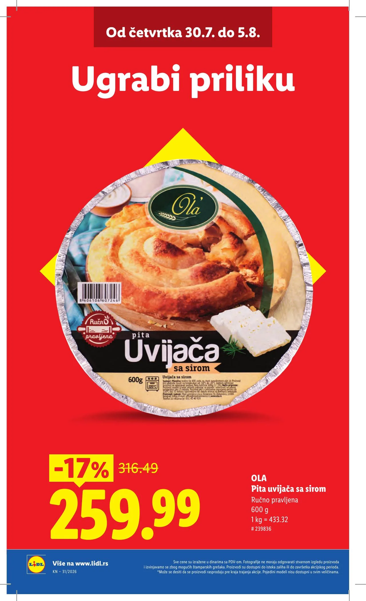 Lidl akciós újság Szerbia 07.30–08.05 – 6. oldal