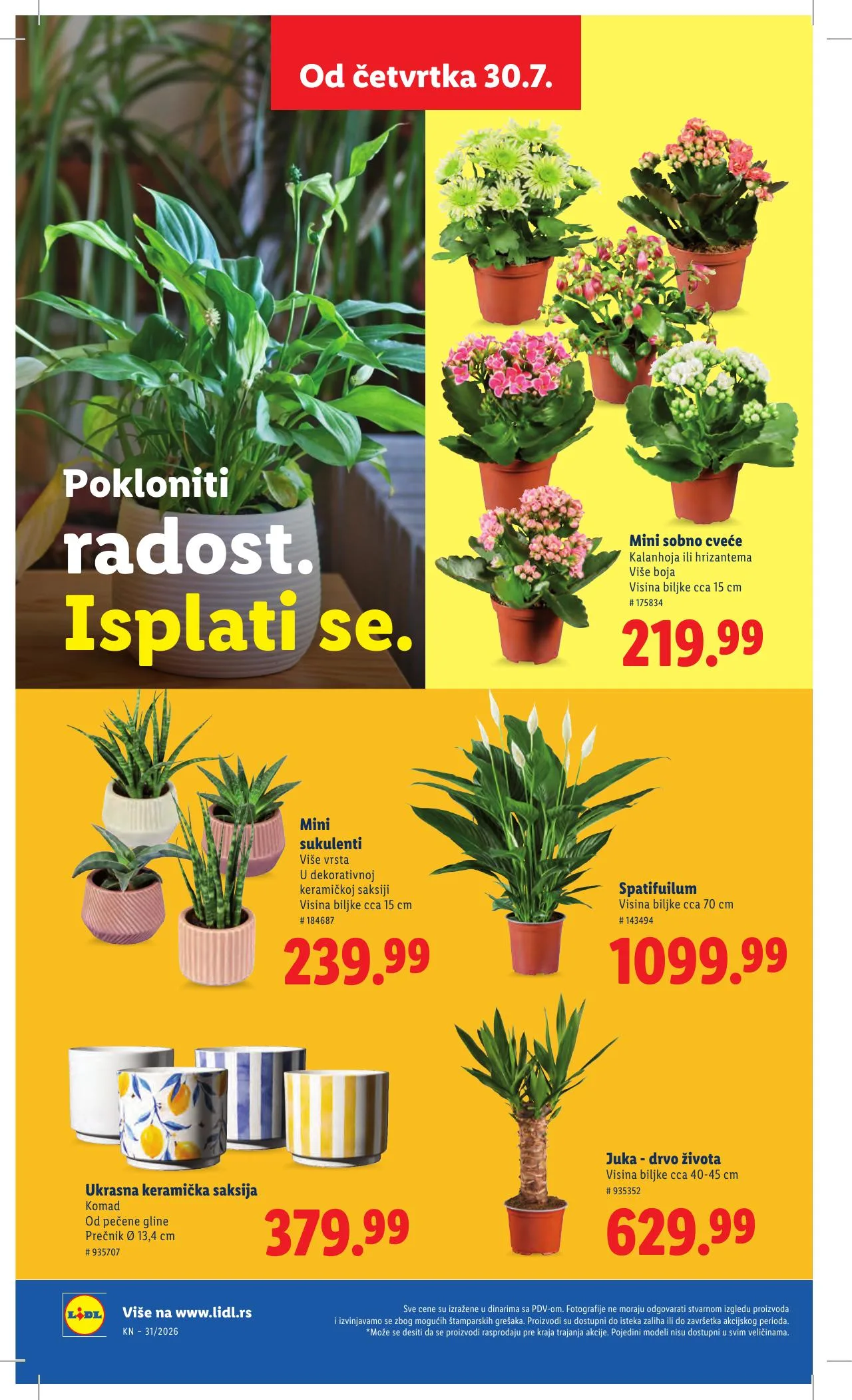 Lidl akciós újság Szerbia 07.30–08.05 – 70. oldal