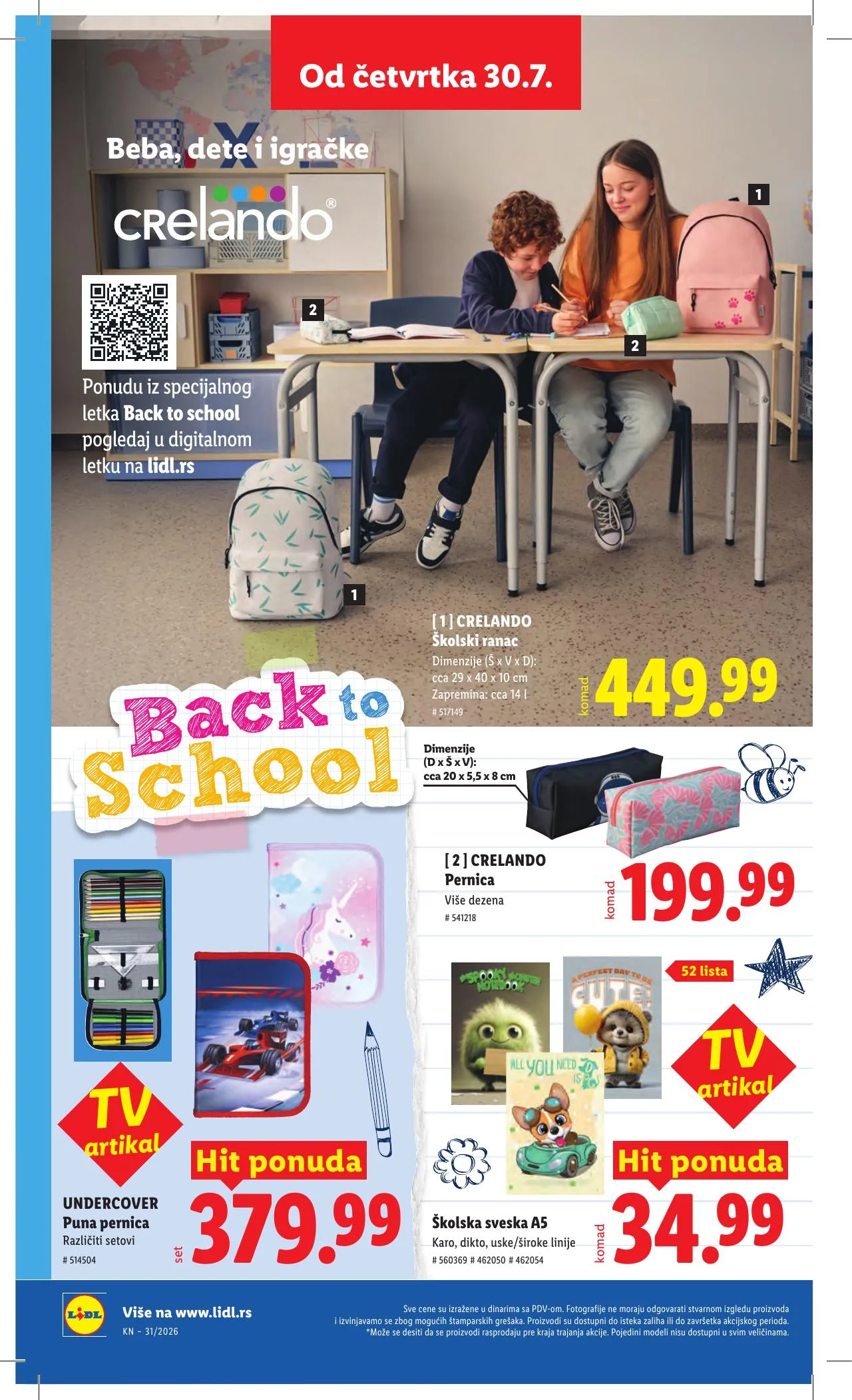 Lidl akciós újság Szerbia 07.30–08.05 – 74. oldal