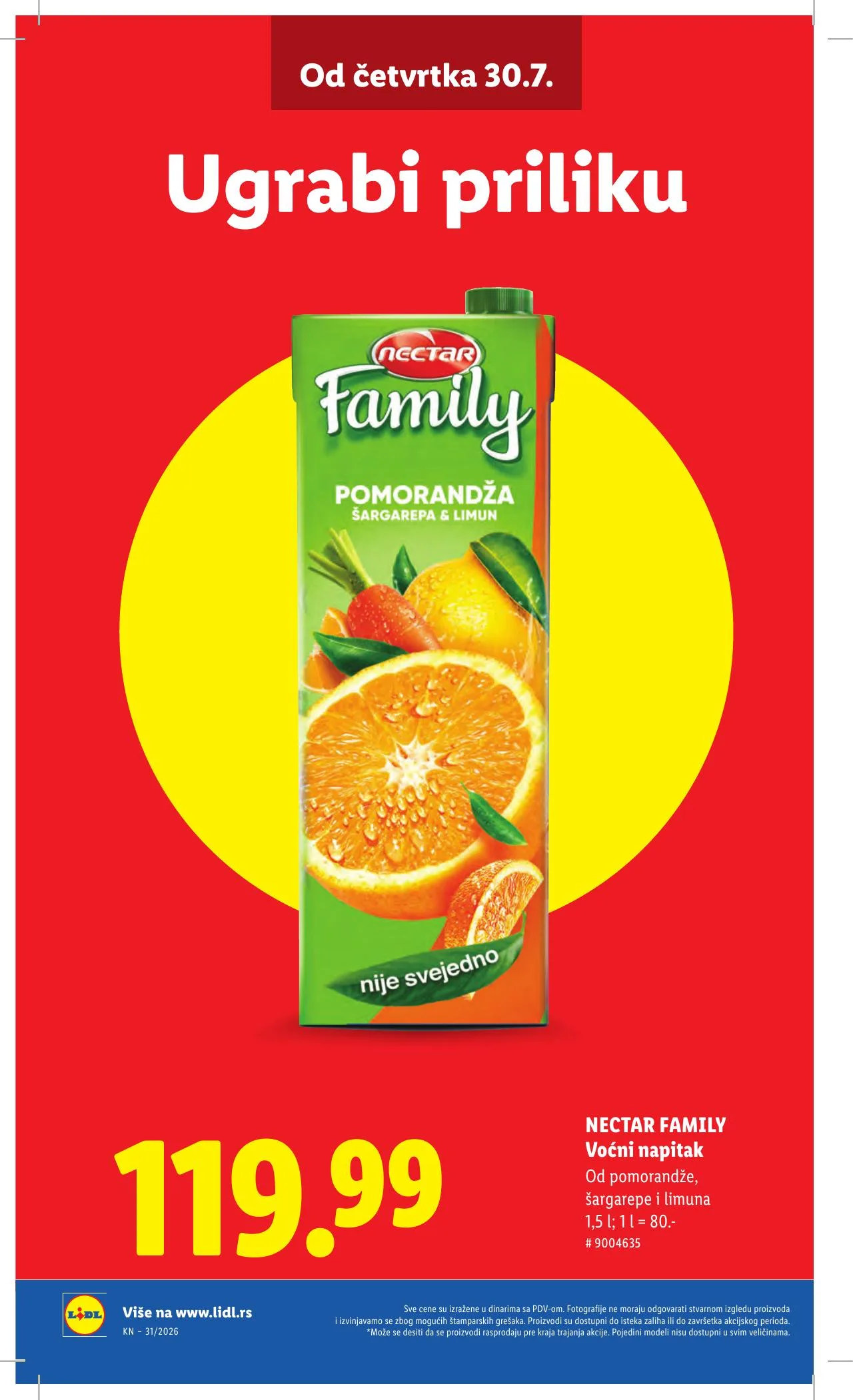 Lidl akciós újság Szerbia 07.30–08.05 – 8. oldal