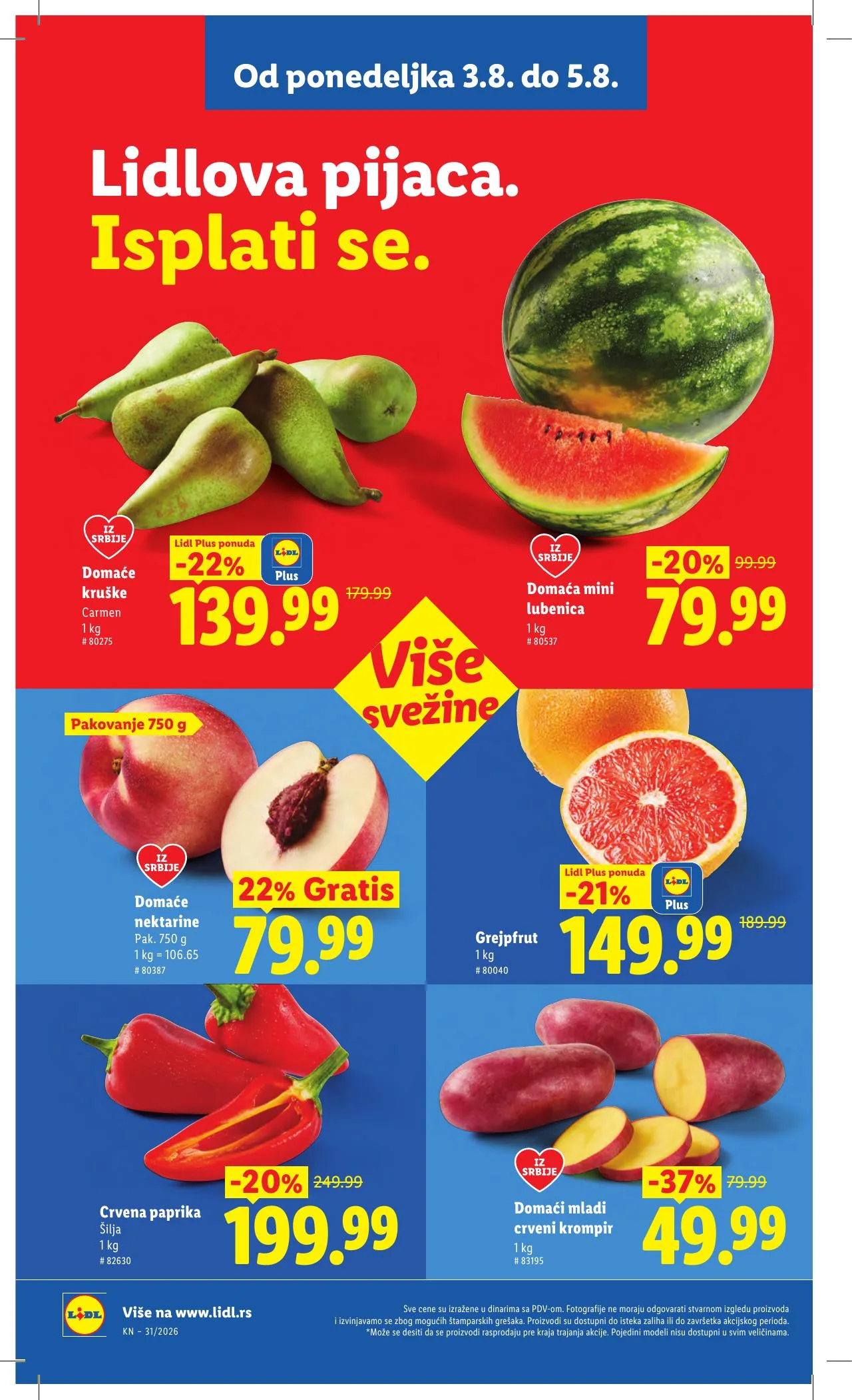 Lidl akciós újság Szerbia 07.30–08.05 – 94. oldal
