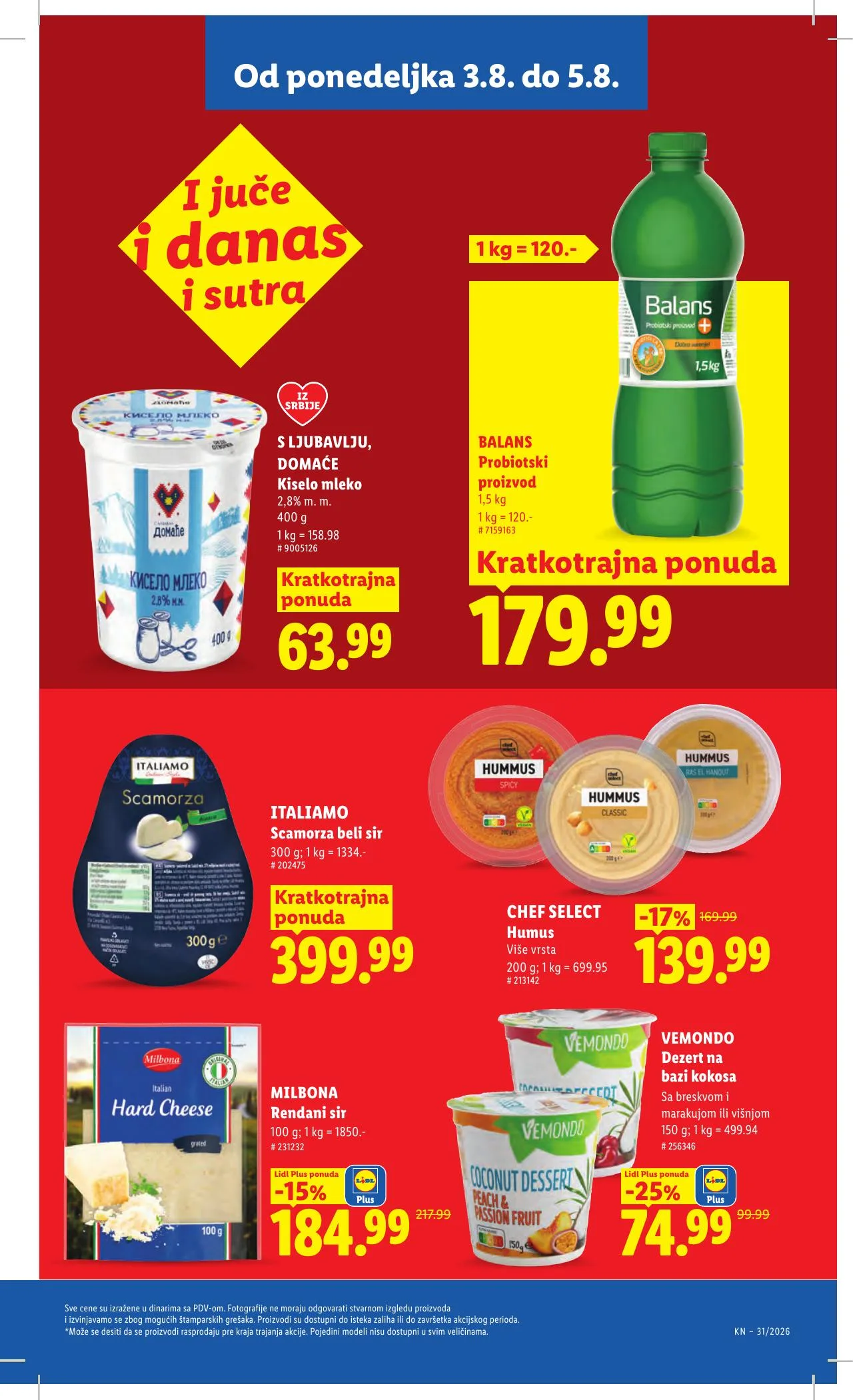 Lidl akciós újság Szerbia 07.30–08.05 – 97. oldal