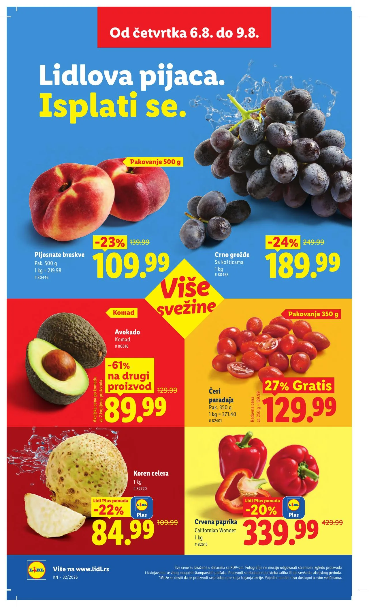 Lidl akciós újság Szerbia 08.06–08.12 – 18. oldal