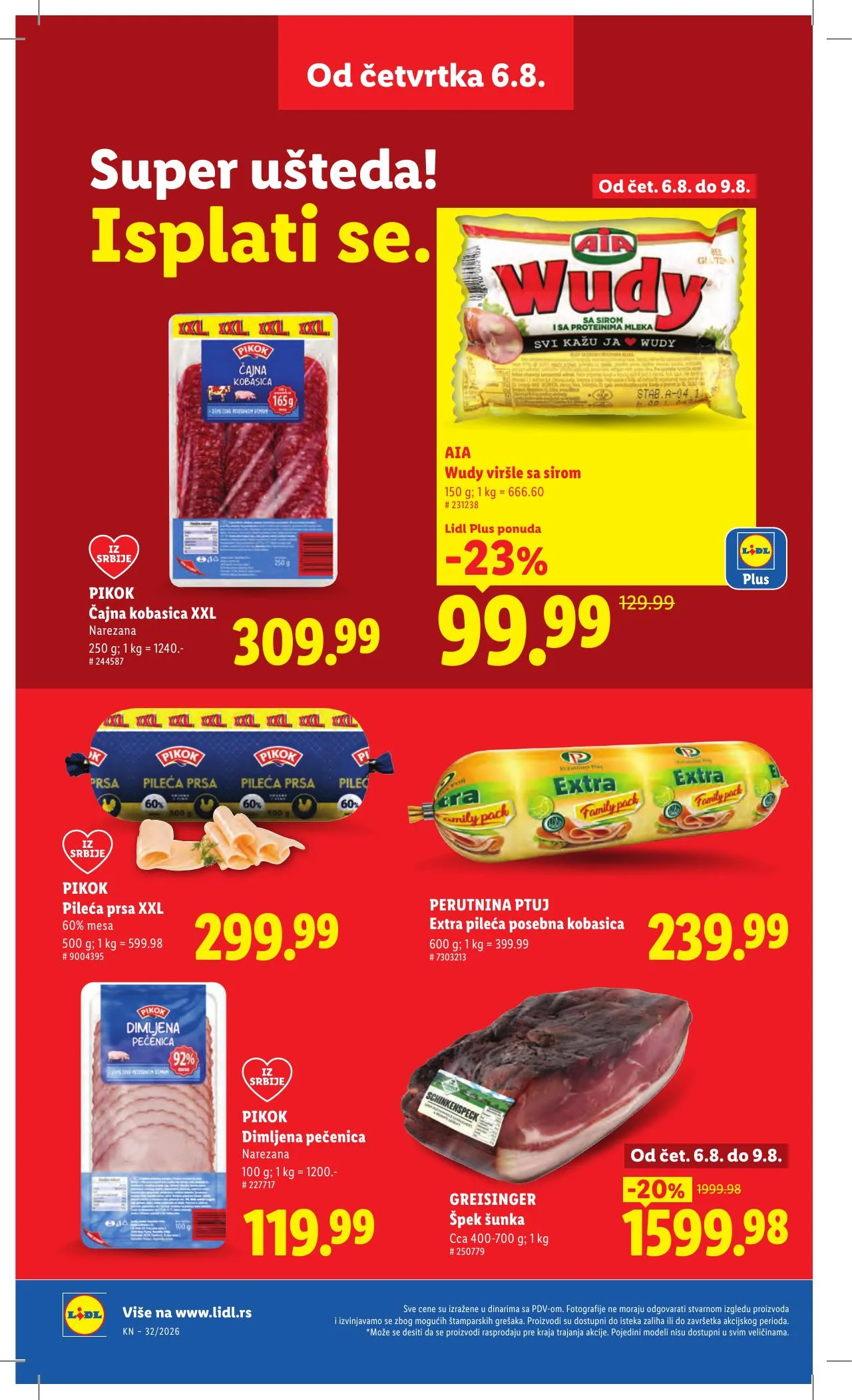 Lidl akciós újság Szerbia 08.06–08.12 – 24. oldal