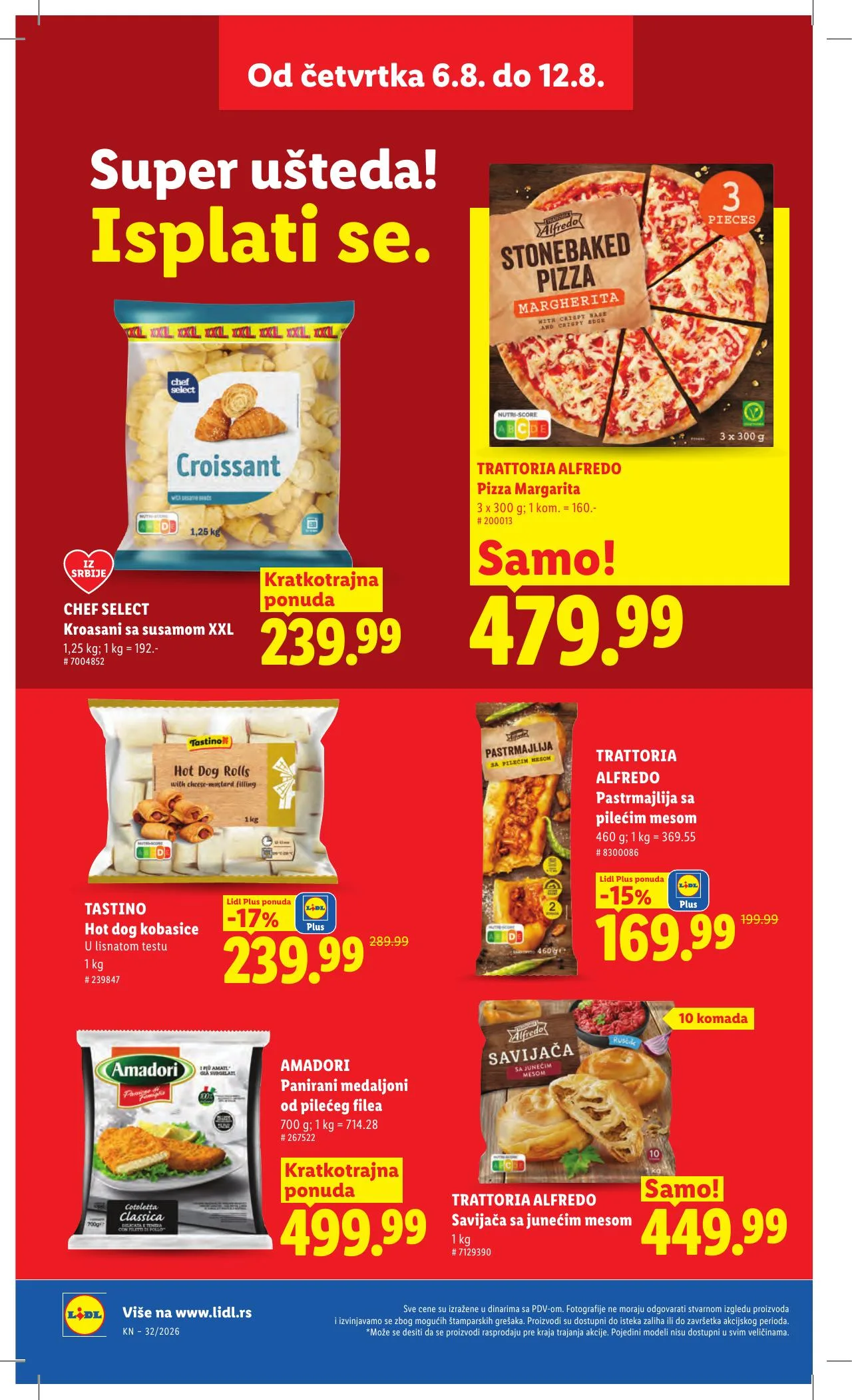 Lidl akciós újság Szerbia 08.06–08.12 – 26. oldal