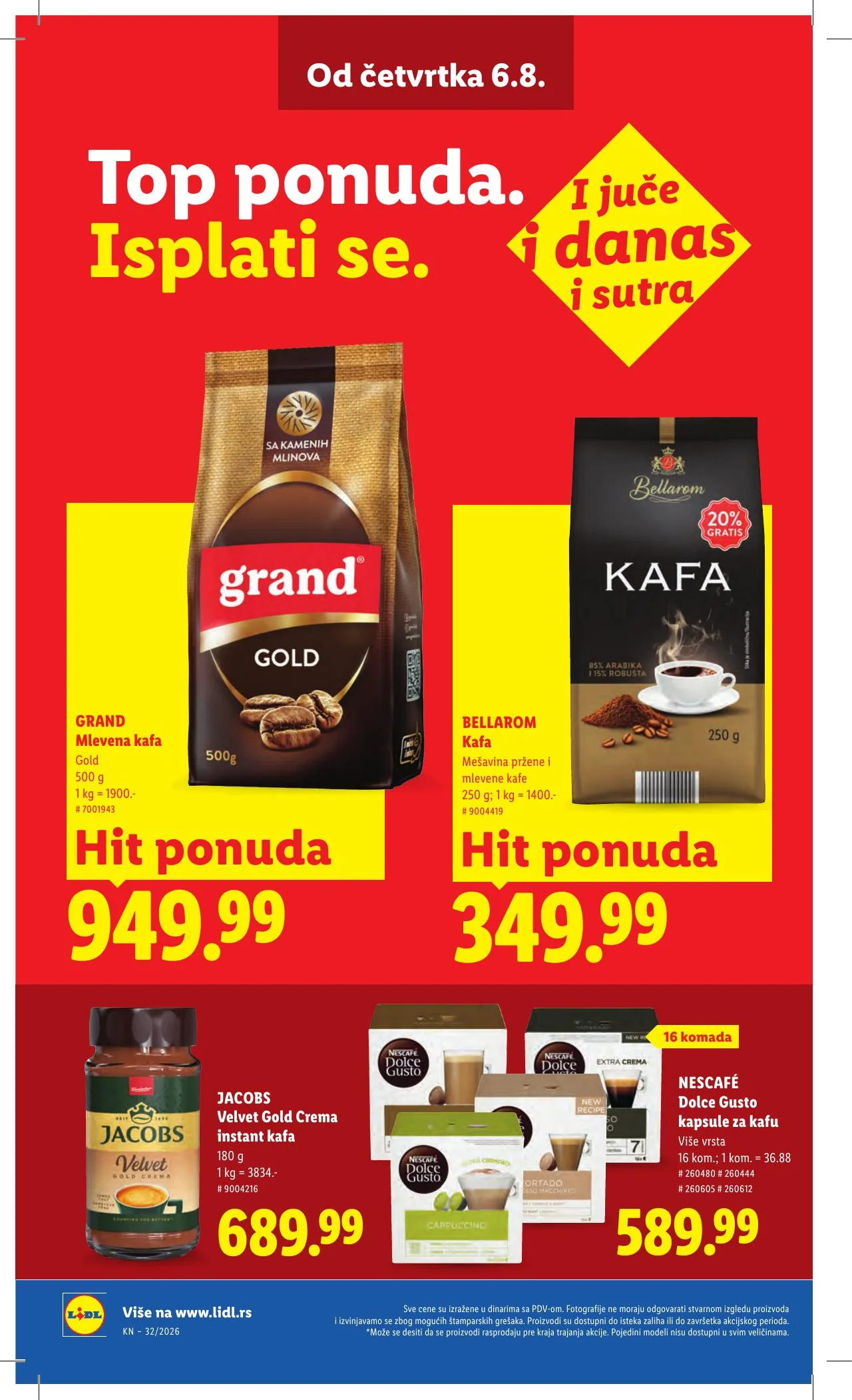 Lidl akciós újság Szerbia 08.06–08.12 – 28. oldal