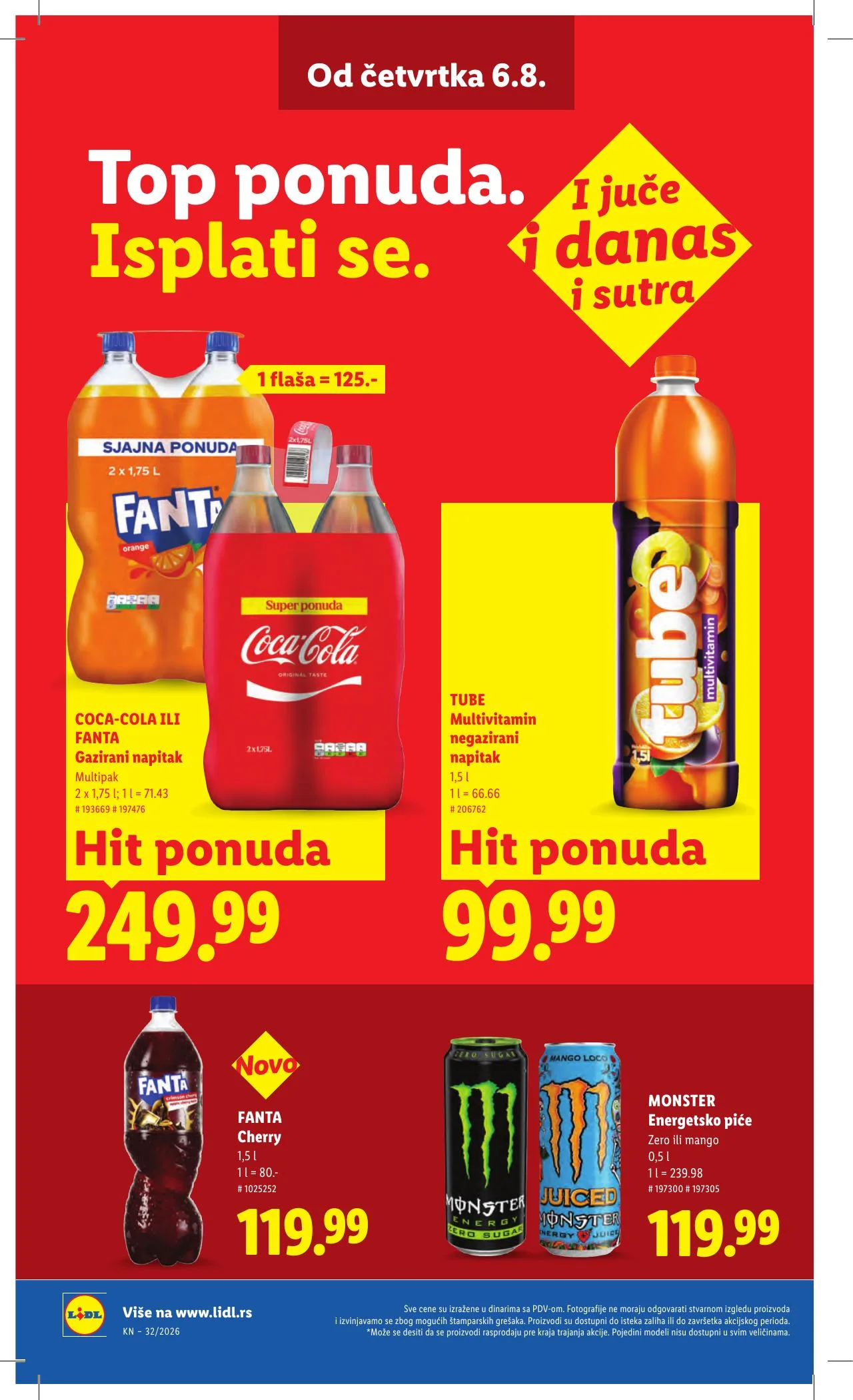 Lidl akciós újság Szerbia 08.06–08.12 – 30. oldal