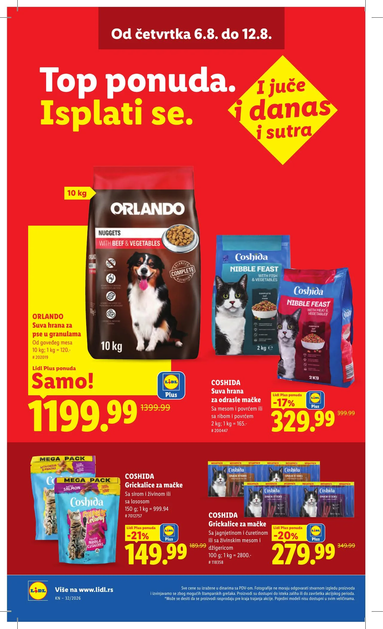 Lidl akciós újság Szerbia 08.06–08.12 – 34. oldal
