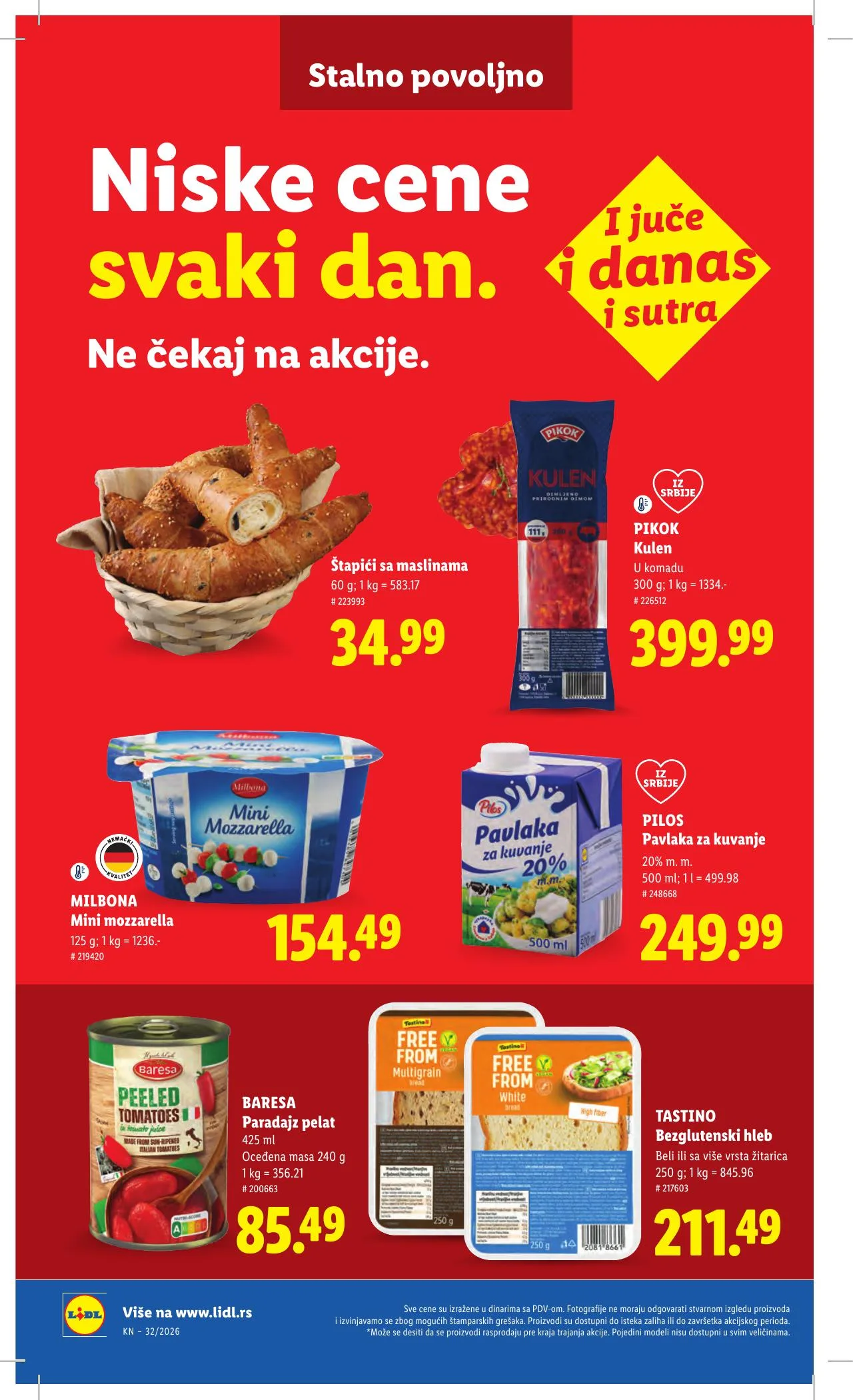 Lidl akciós újság Szerbia 08.06–08.12 – 38. oldal