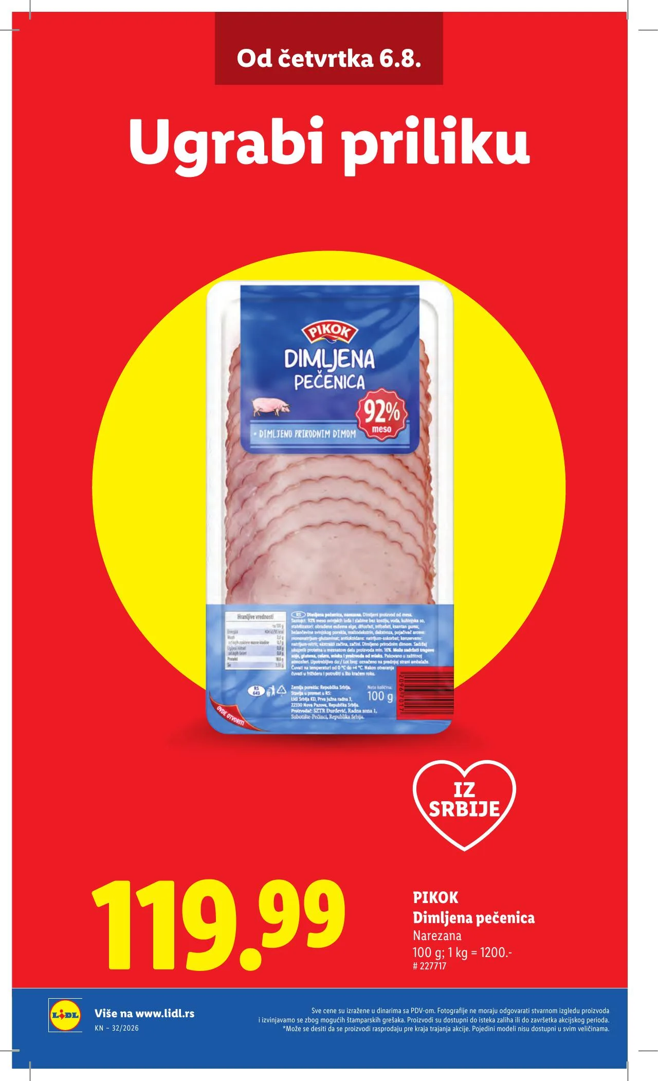 Lidl akciós újság Szerbia 08.06–08.12 – 4. oldal