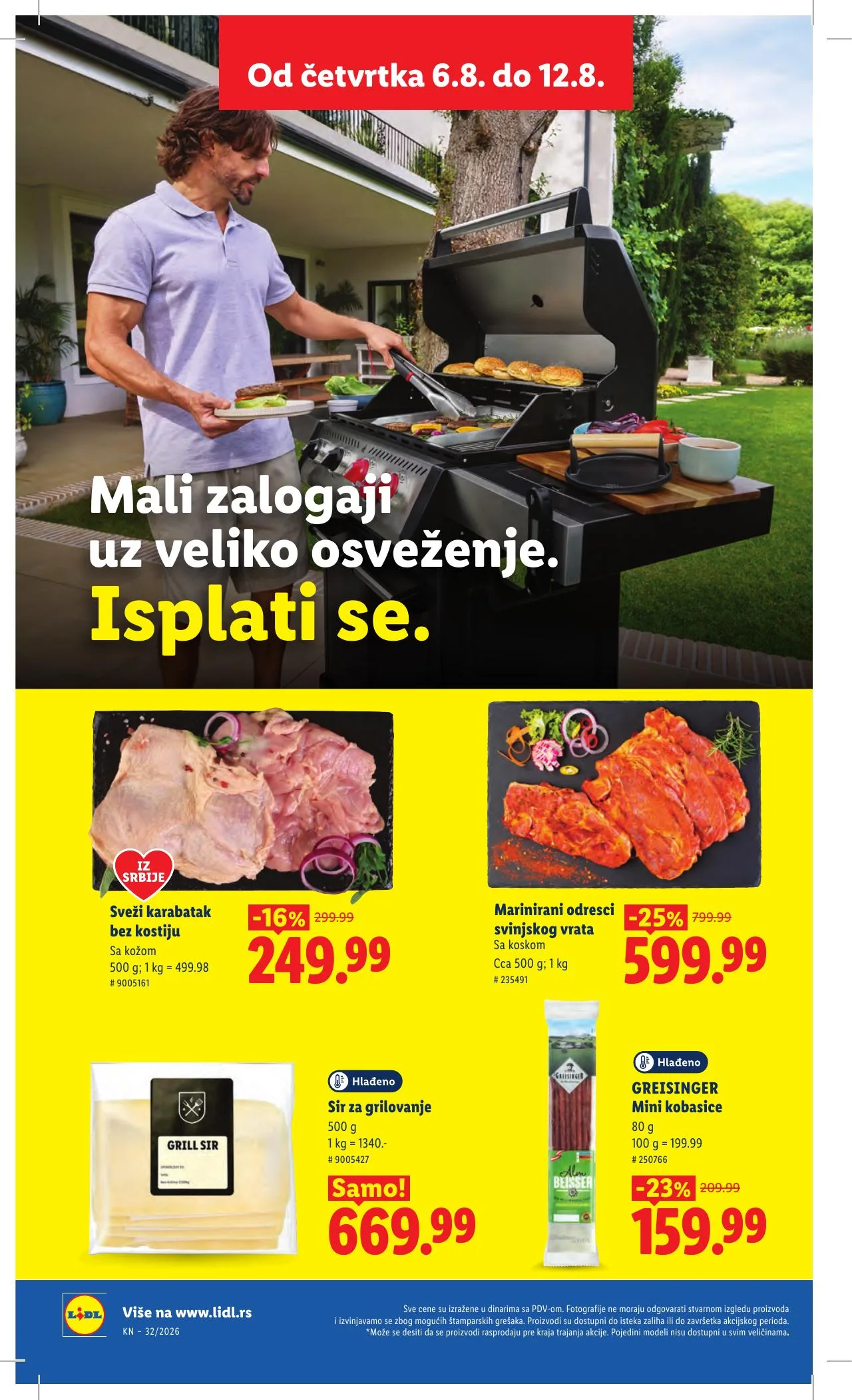 Lidl akciós újság Szerbia 08.06–08.12 – 50. oldal