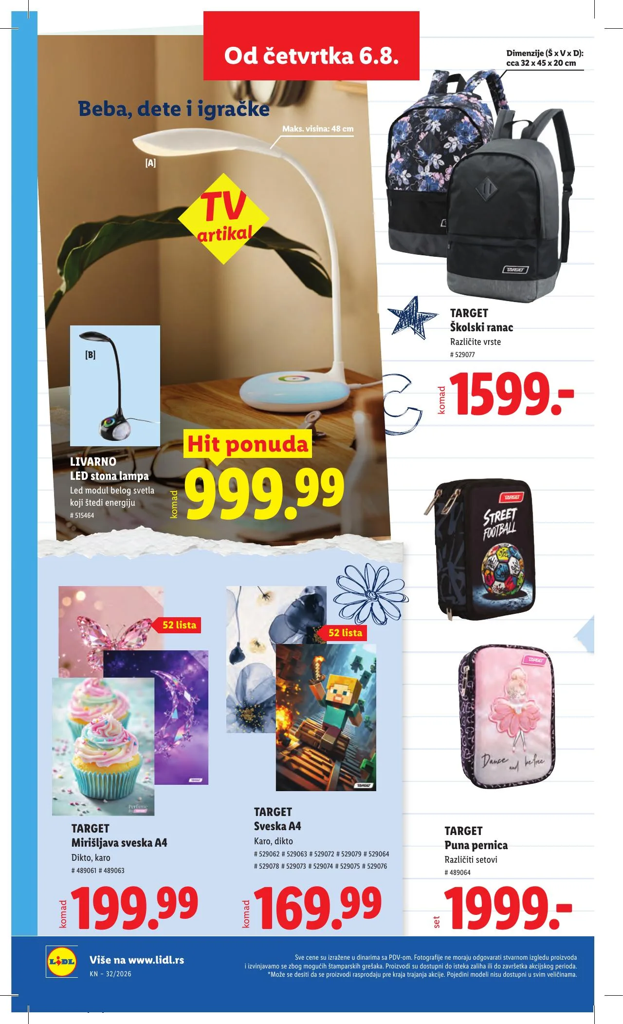Lidl akciós újság Szerbia 08.06–08.12 – 70. oldal