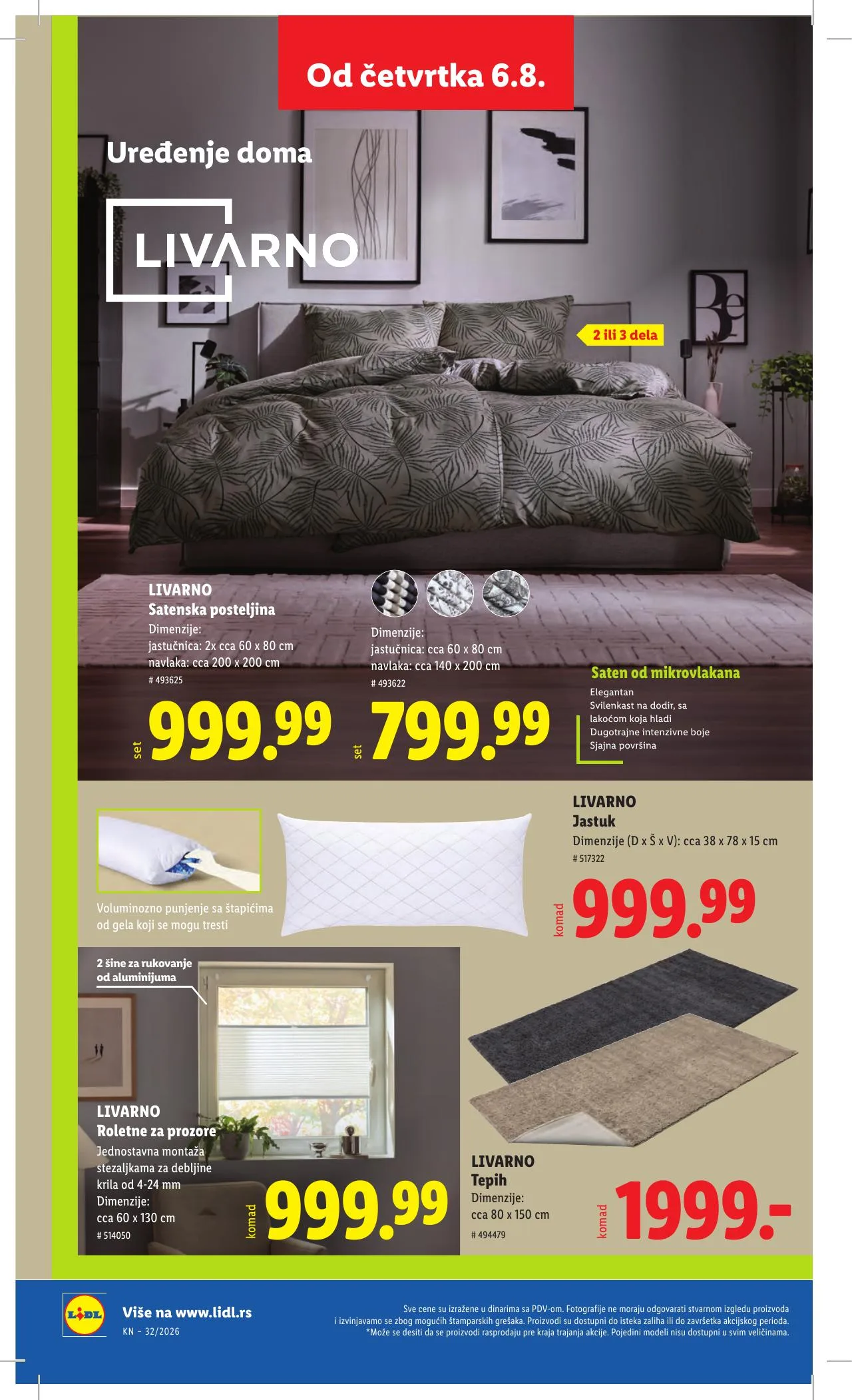 Lidl akciós újság Szerbia 08.06–08.12 – 74. oldal