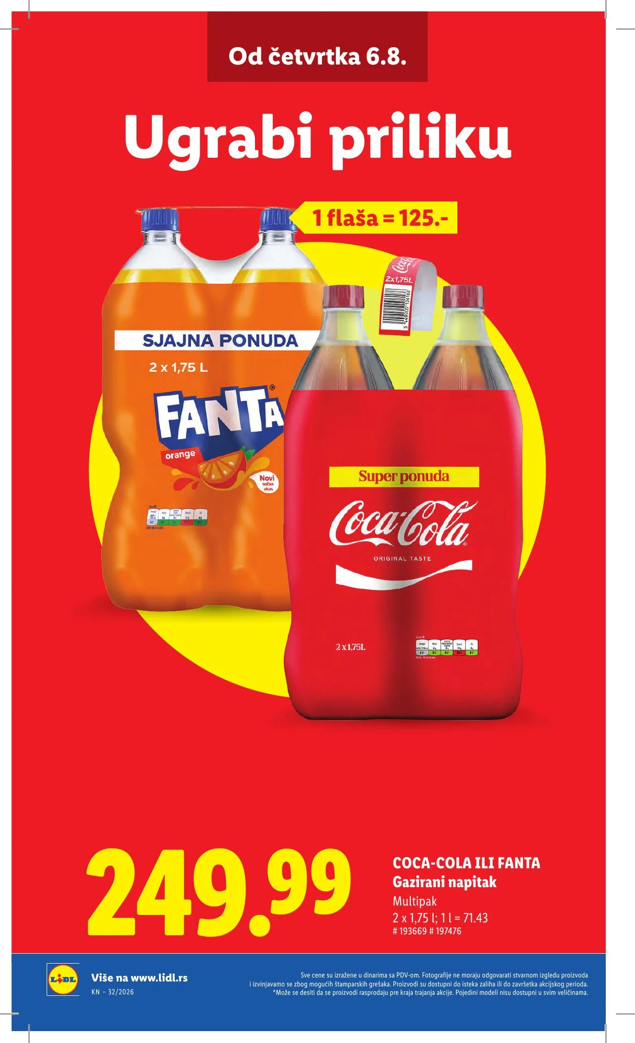 Lidl akciós újság Szerbia 08.06–08.12 – 8. oldal