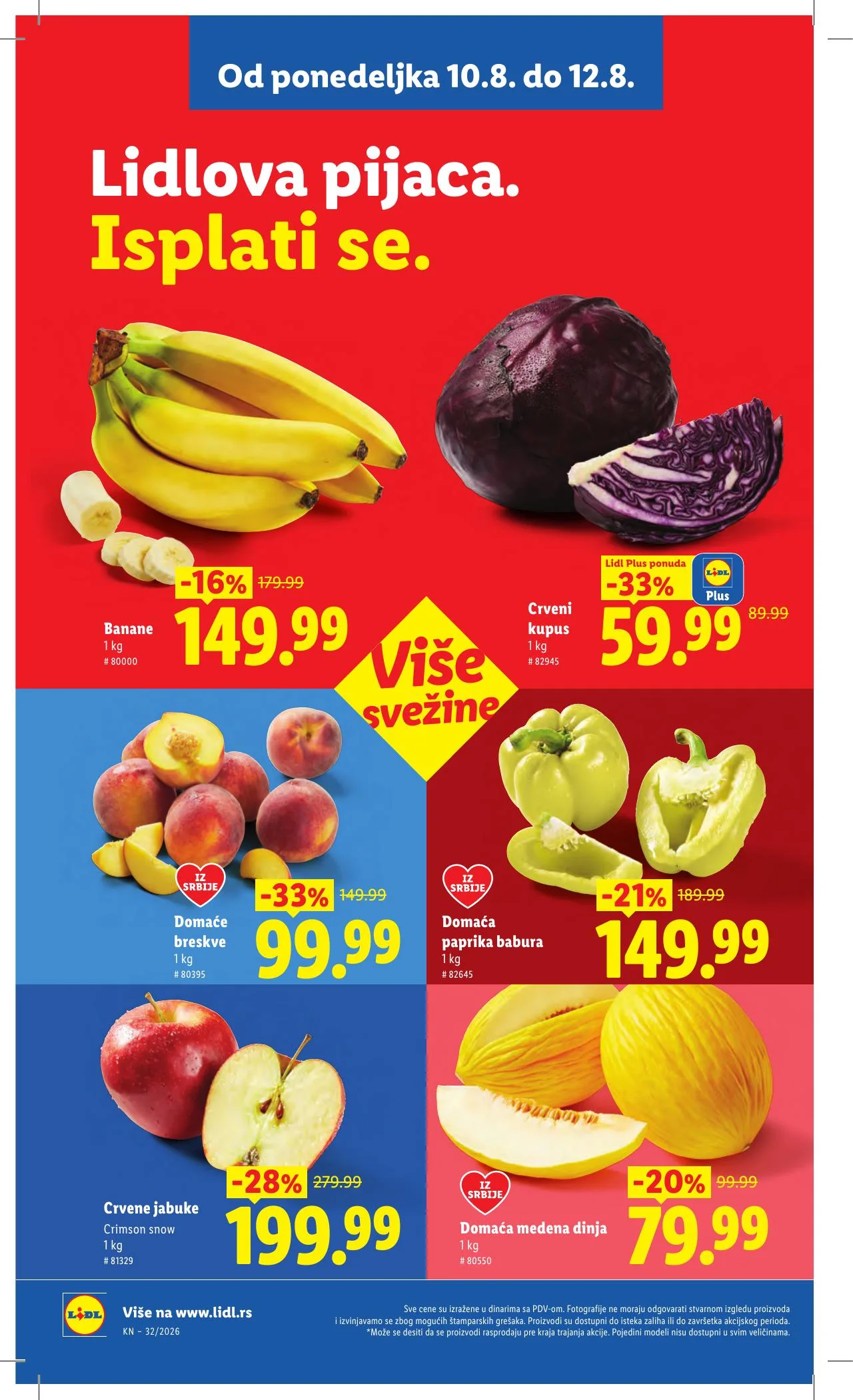 Lidl akciós újság Szerbia 08.06–08.12 – 92. oldal
