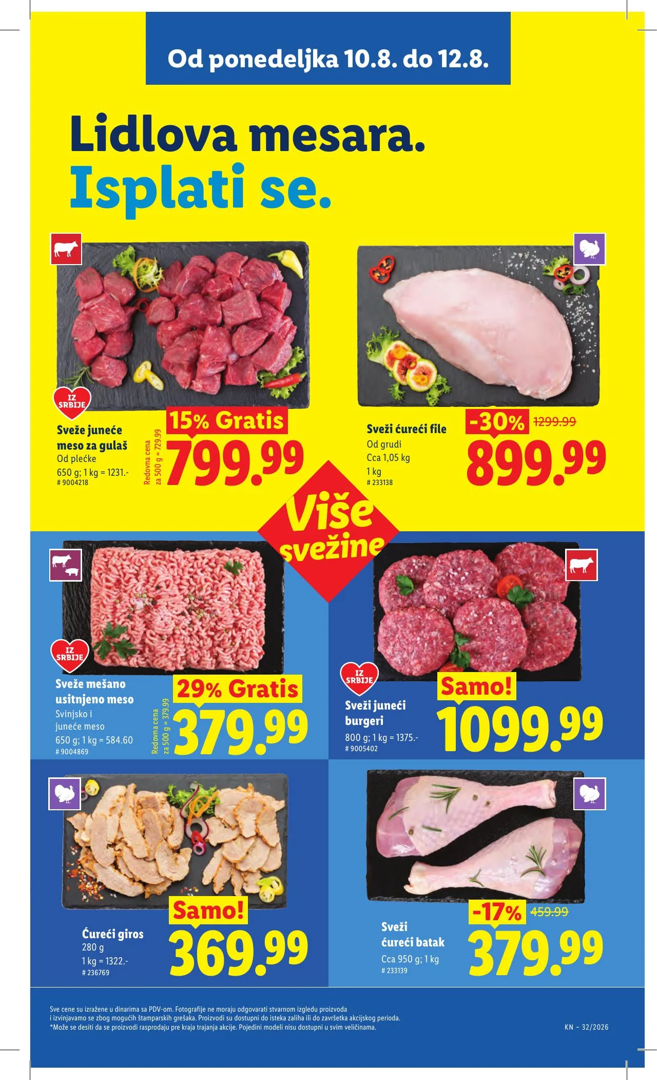 Lidl akciós újság Szerbia 08.06–08.12 – 93. oldal