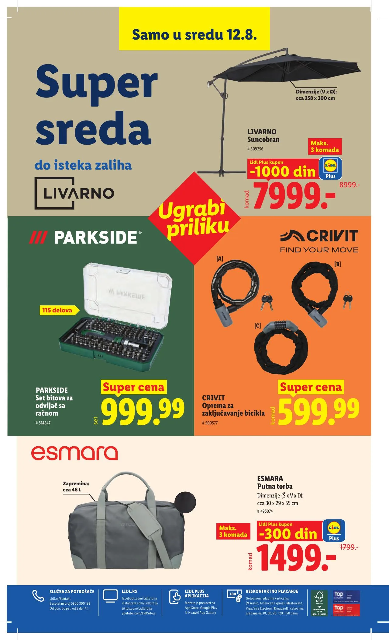 Lidl akciós újság Szerbia 08.06–08.12 – 96. oldal