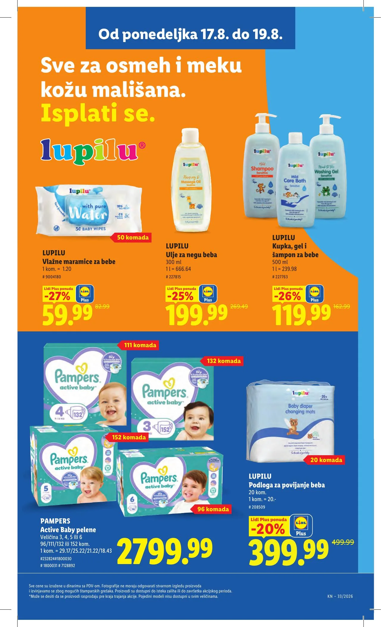 Lidl akciós újság Szerbia 08.13–08.19 – 105. oldal