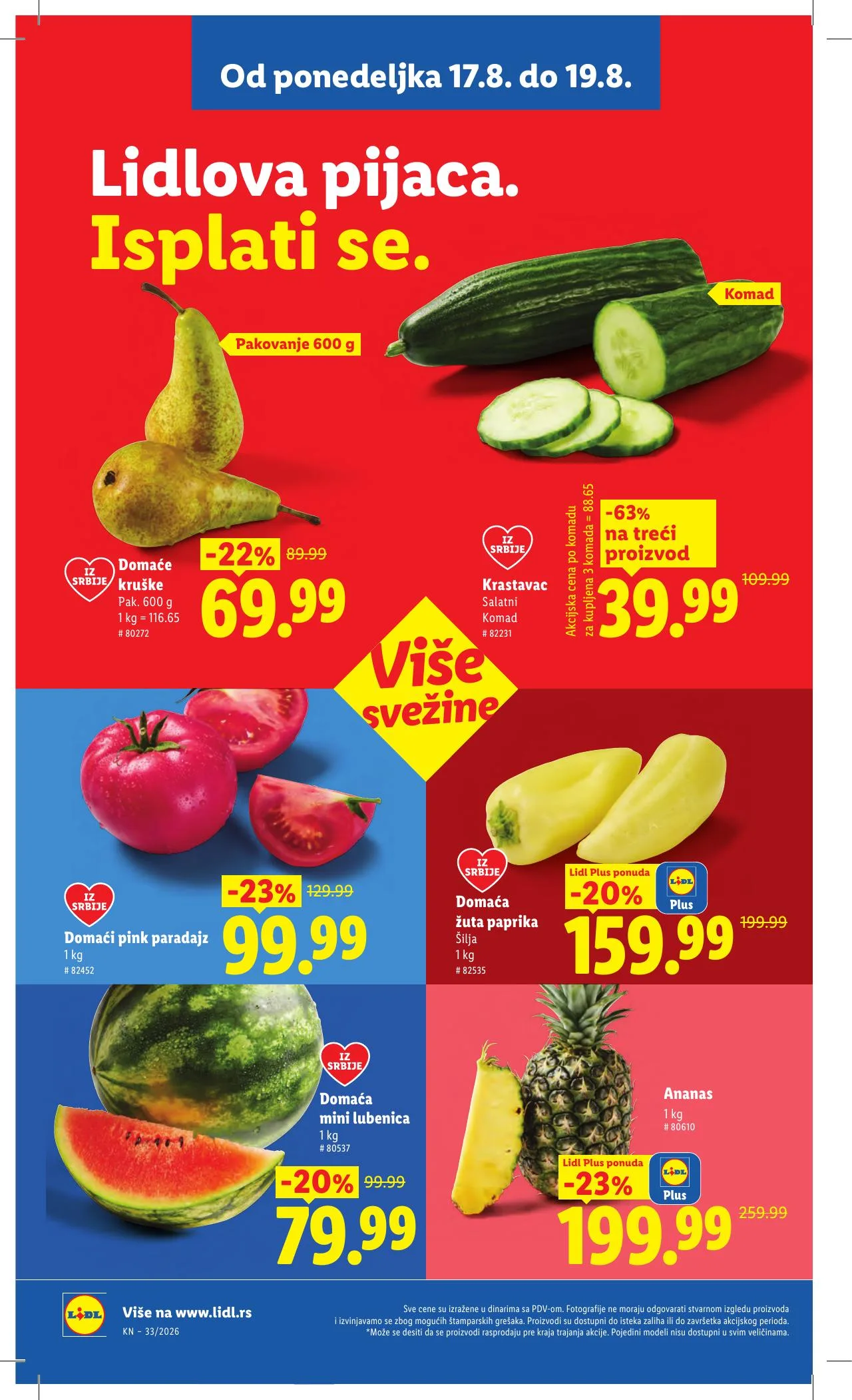 Lidl akciós újság Szerbia 08.13–08.19 – 106. oldal