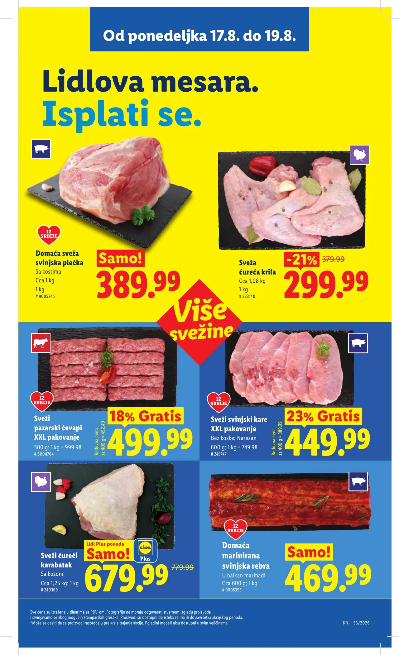 Lidl akciós újság Szerbia 08.13–08.19 – 107. oldal