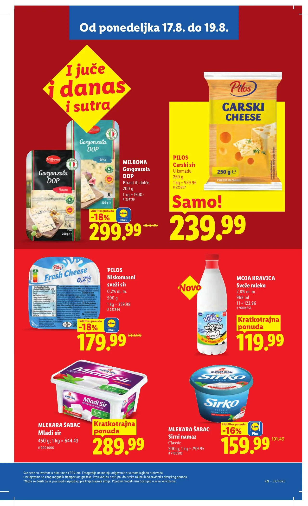 Lidl akciós újság Szerbia 08.13–08.19 – 109. oldal