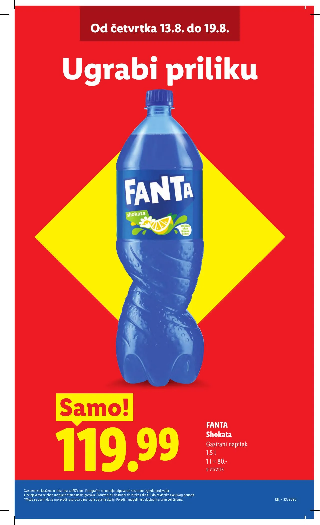 Lidl akciós újság Szerbia 08.13–08.19 – 15. oldal